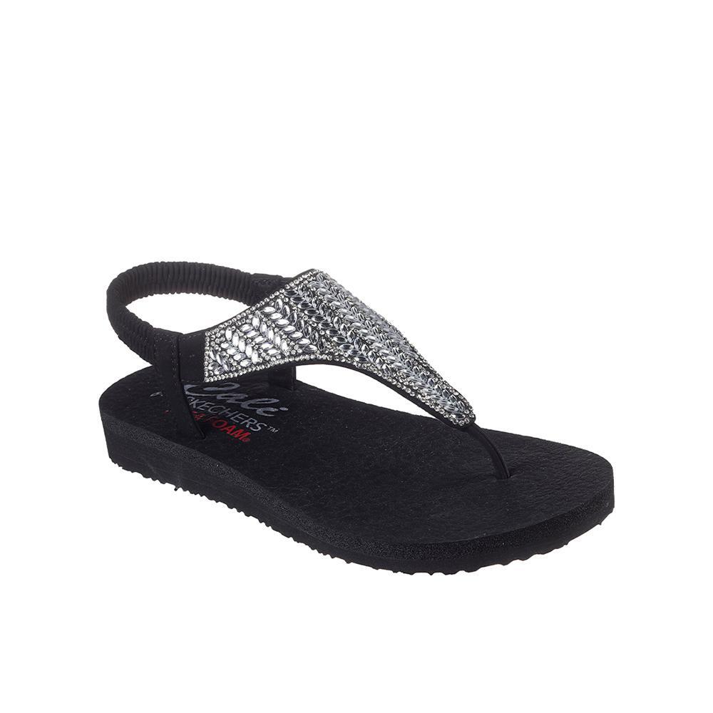 Sandalias Skechers Mujer Meditation - Glamorous Muse Negras 2/4