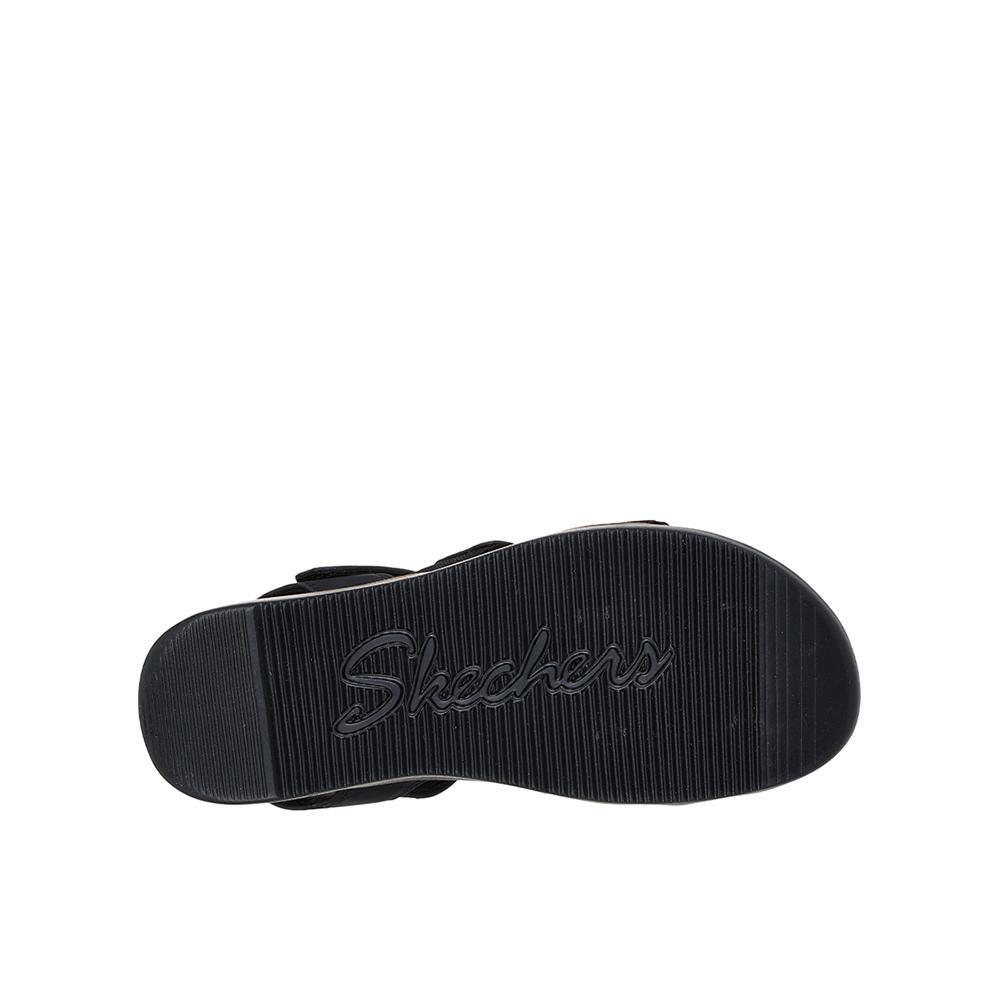 SANDALE Adaptable FEMME Skechers Lifted Comfort tissu NOIR 4/7