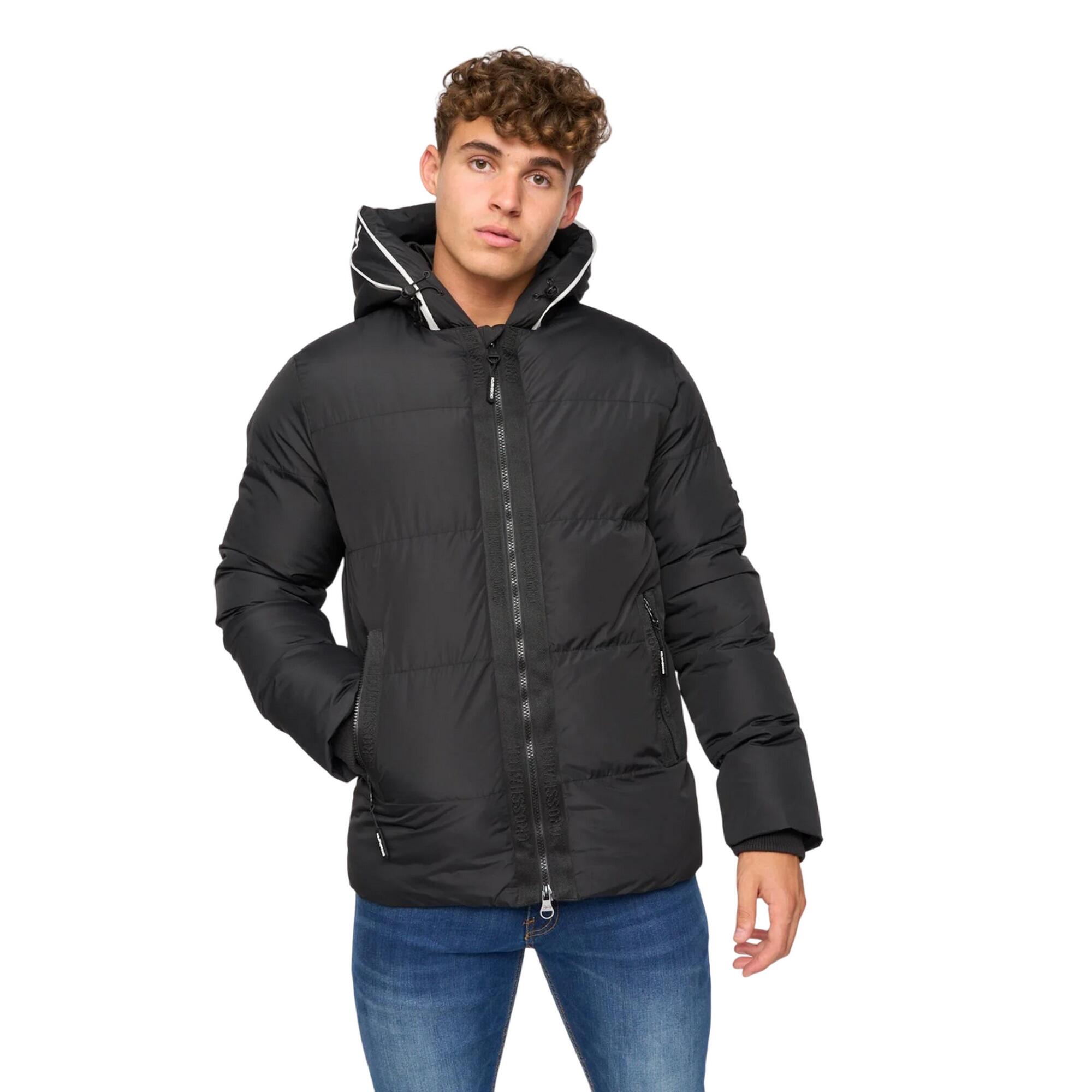 Crosshatch Mens Sandbox Hooded Jacket