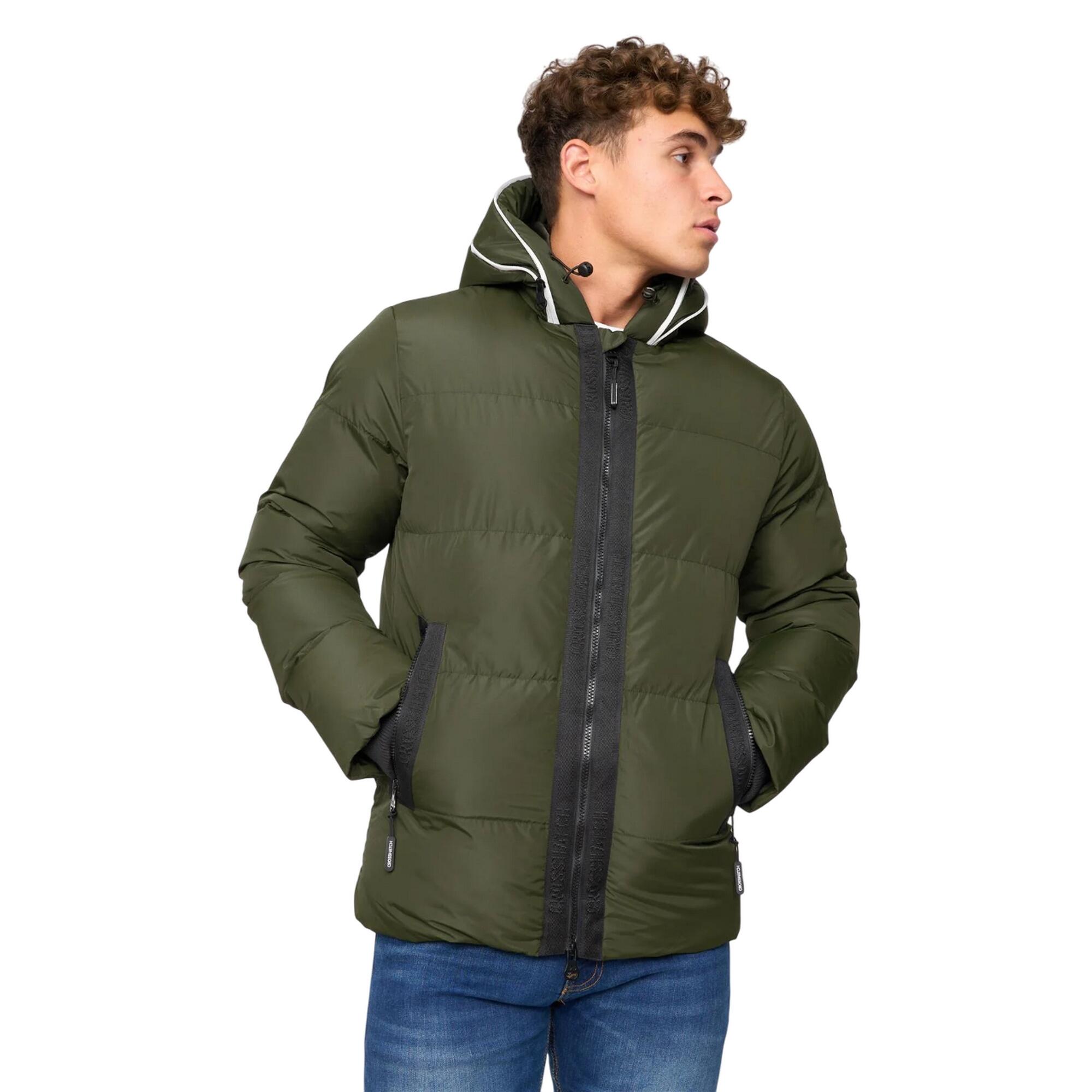 Crosshatch Mens Sandbox Hooded Jacket