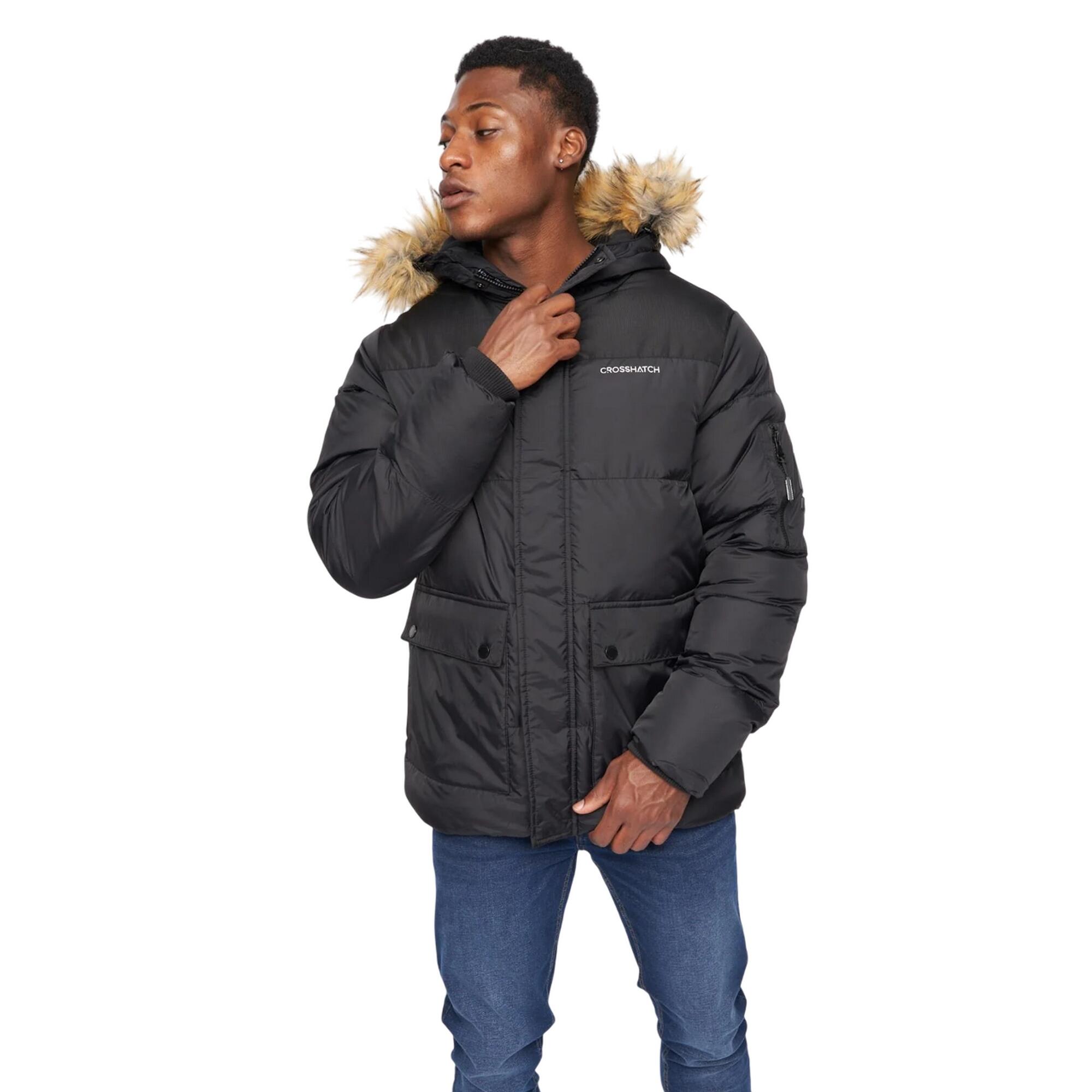 Crosshatch Mens Bentlays Hooded Jacket
