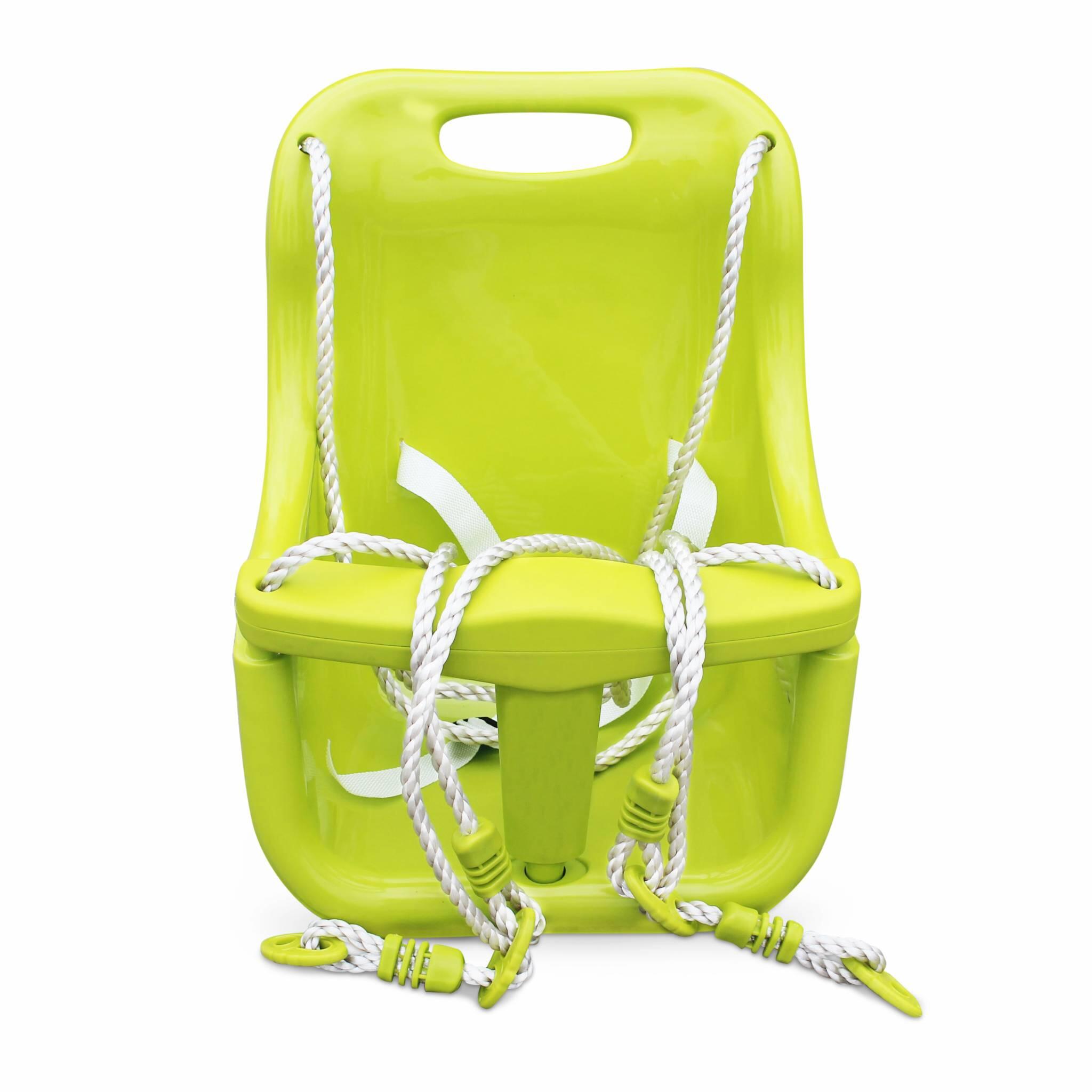 Cadeira de baloiço para bebé, 2/2.5m, Verde 2/5