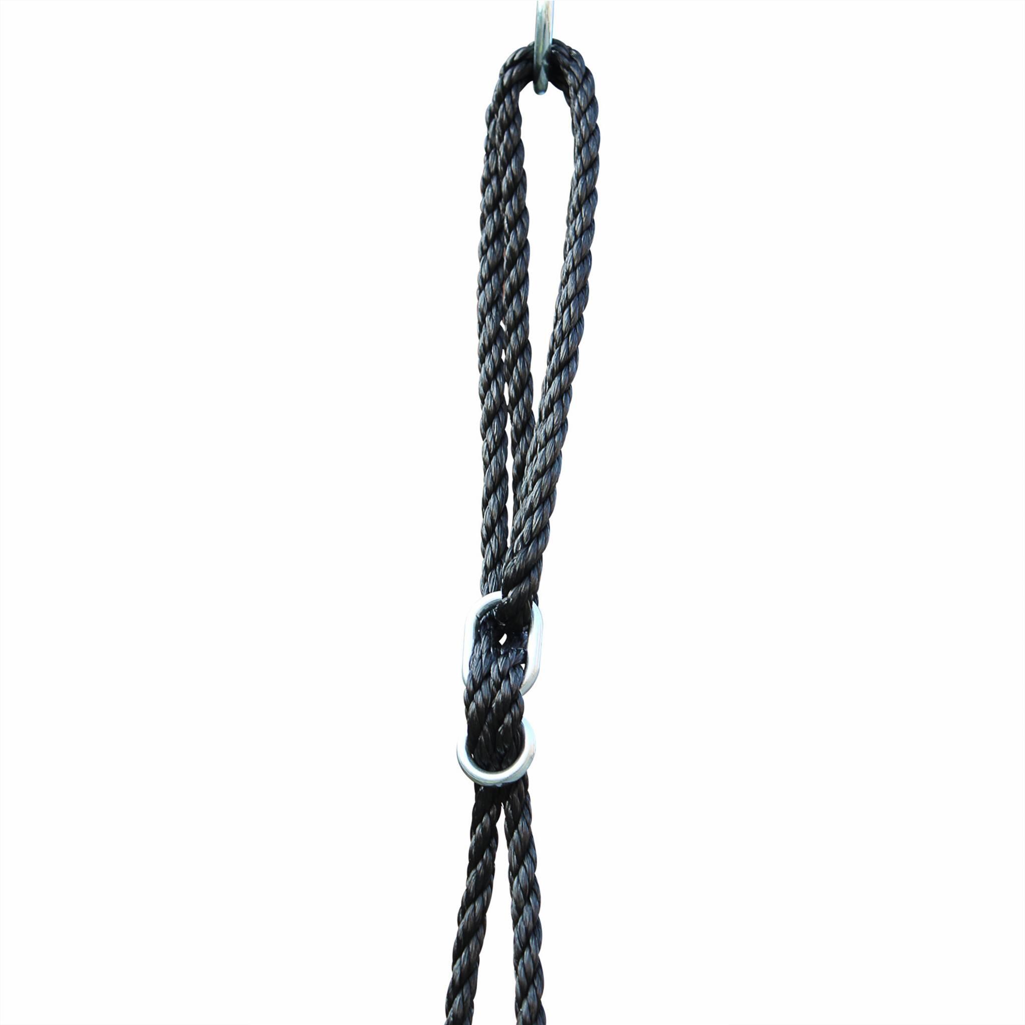 Baloiço de ninho de pássaro para pórtico, 60cm, Preto 3/4