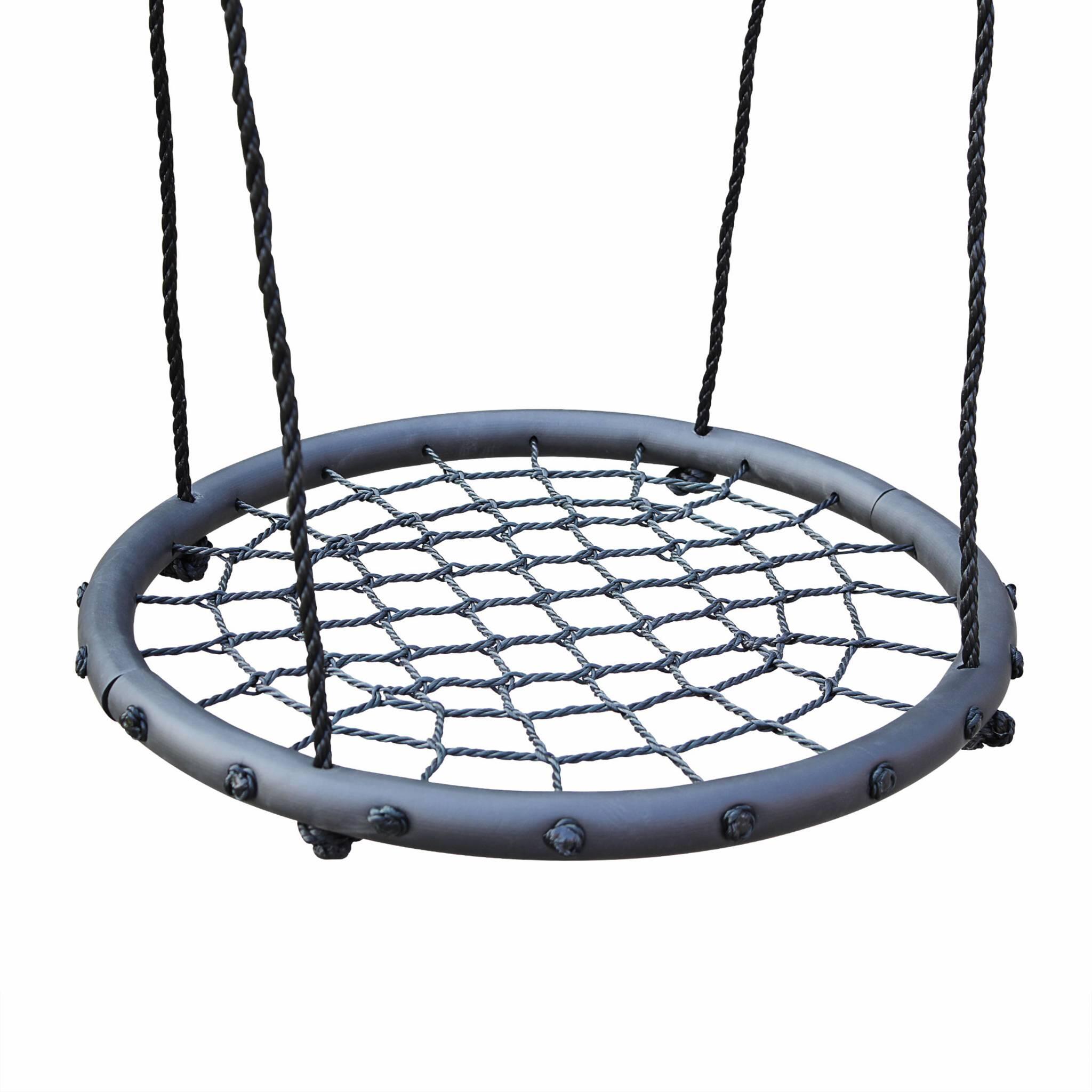 Baloiço de ninho de pássaro para pórtico, 60cm, Preto 2/4