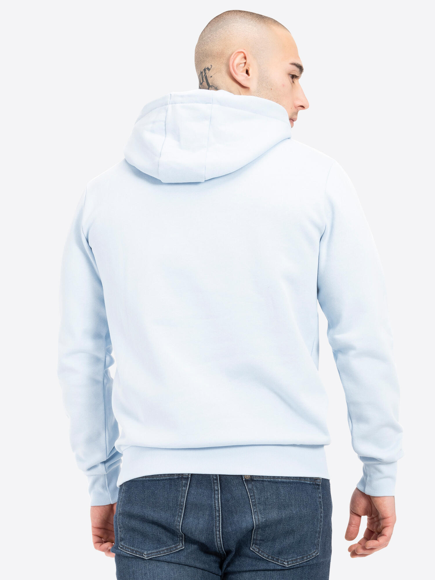LONSDALE Heren sweatshirt met capuchon slim fit HOODED CLASSIC LL002 4/7
