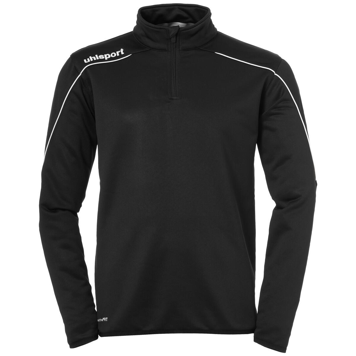 Uhlsport - 1/4 Zip Top Stream 22 Uhlsport - Sweat-shirt - Blanc|noir - 42 M/l - Decathlon