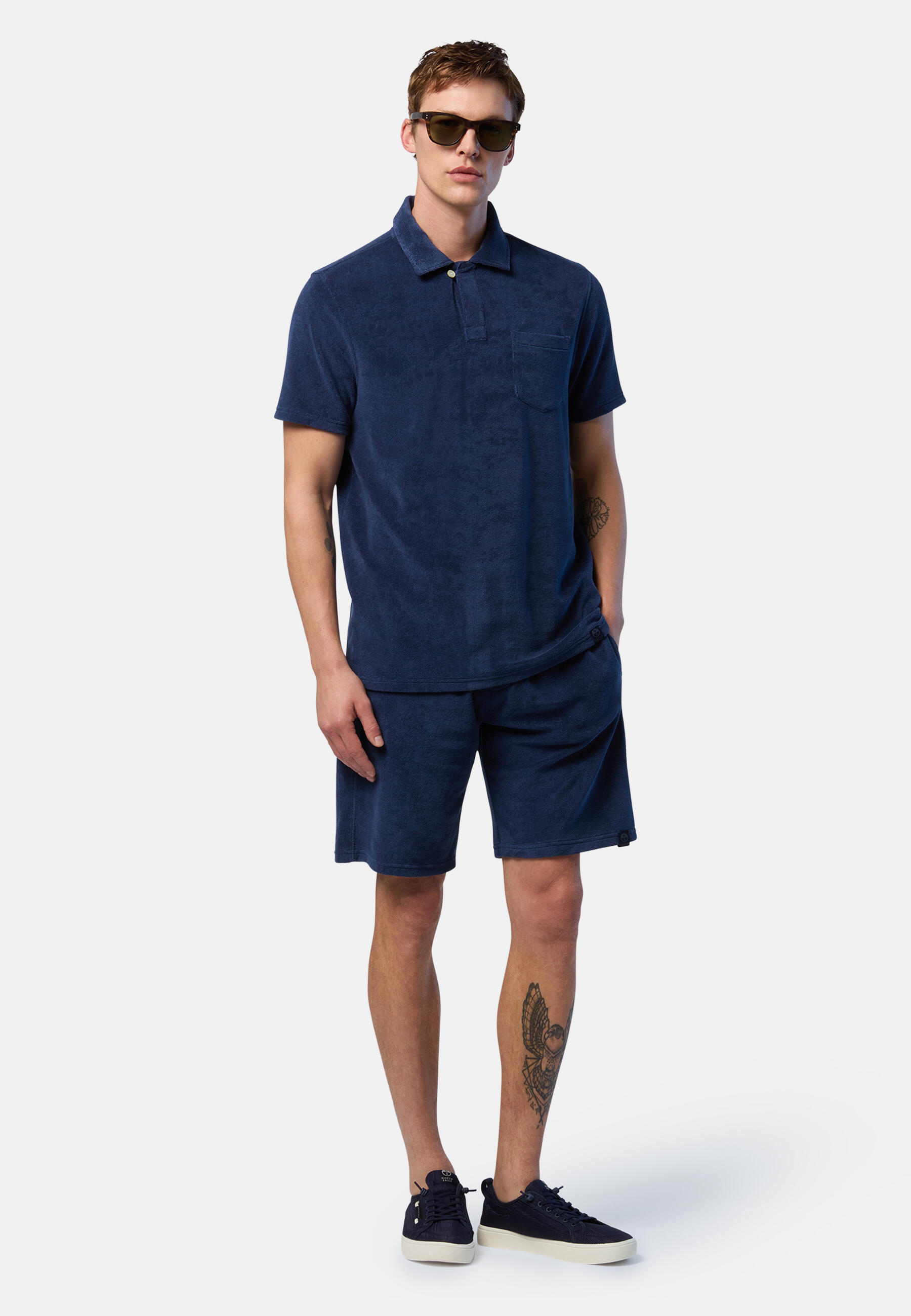 Polo uomo in spugna 6/7