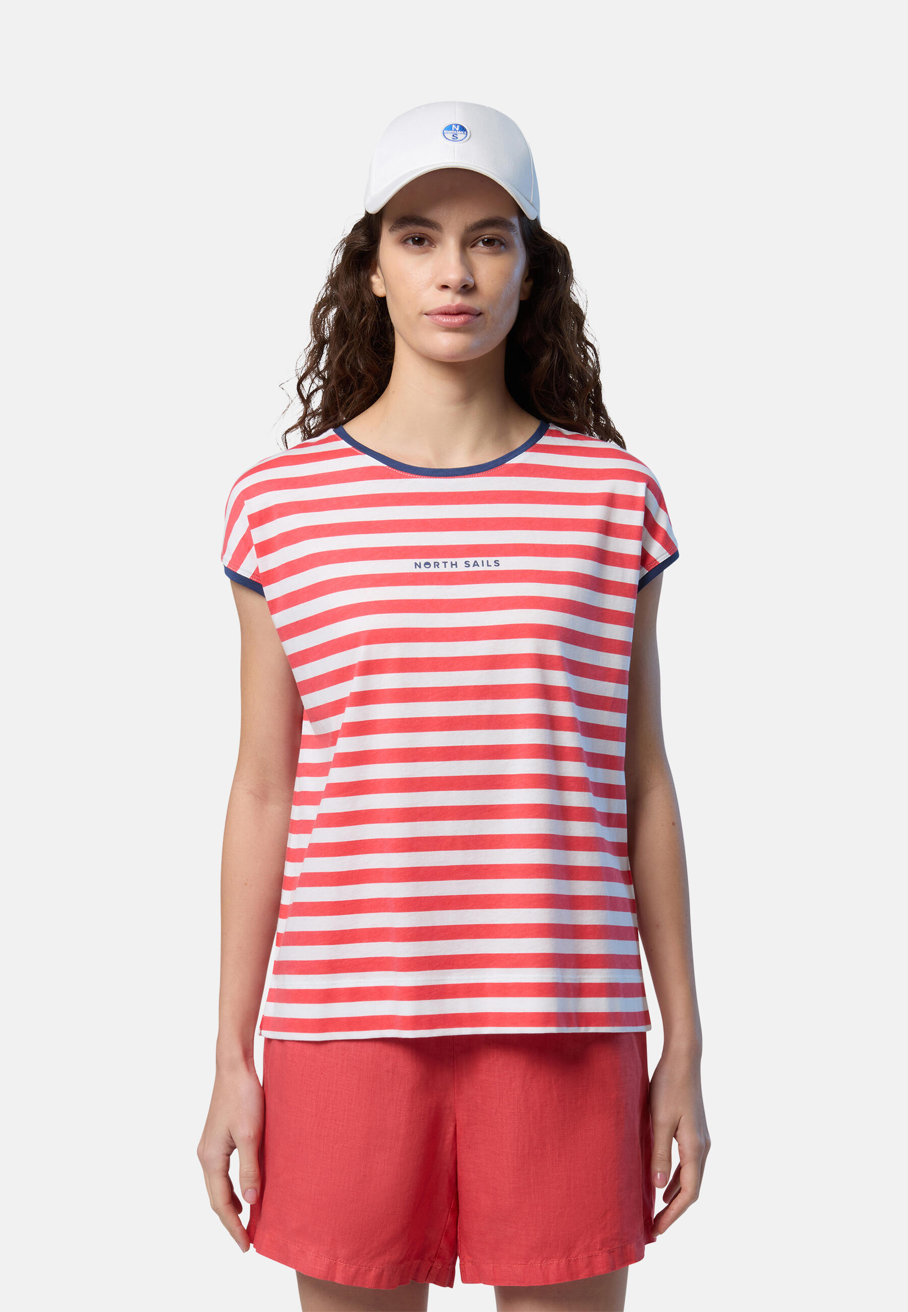 T-shirt con maniche ad aletta da donna 7/7