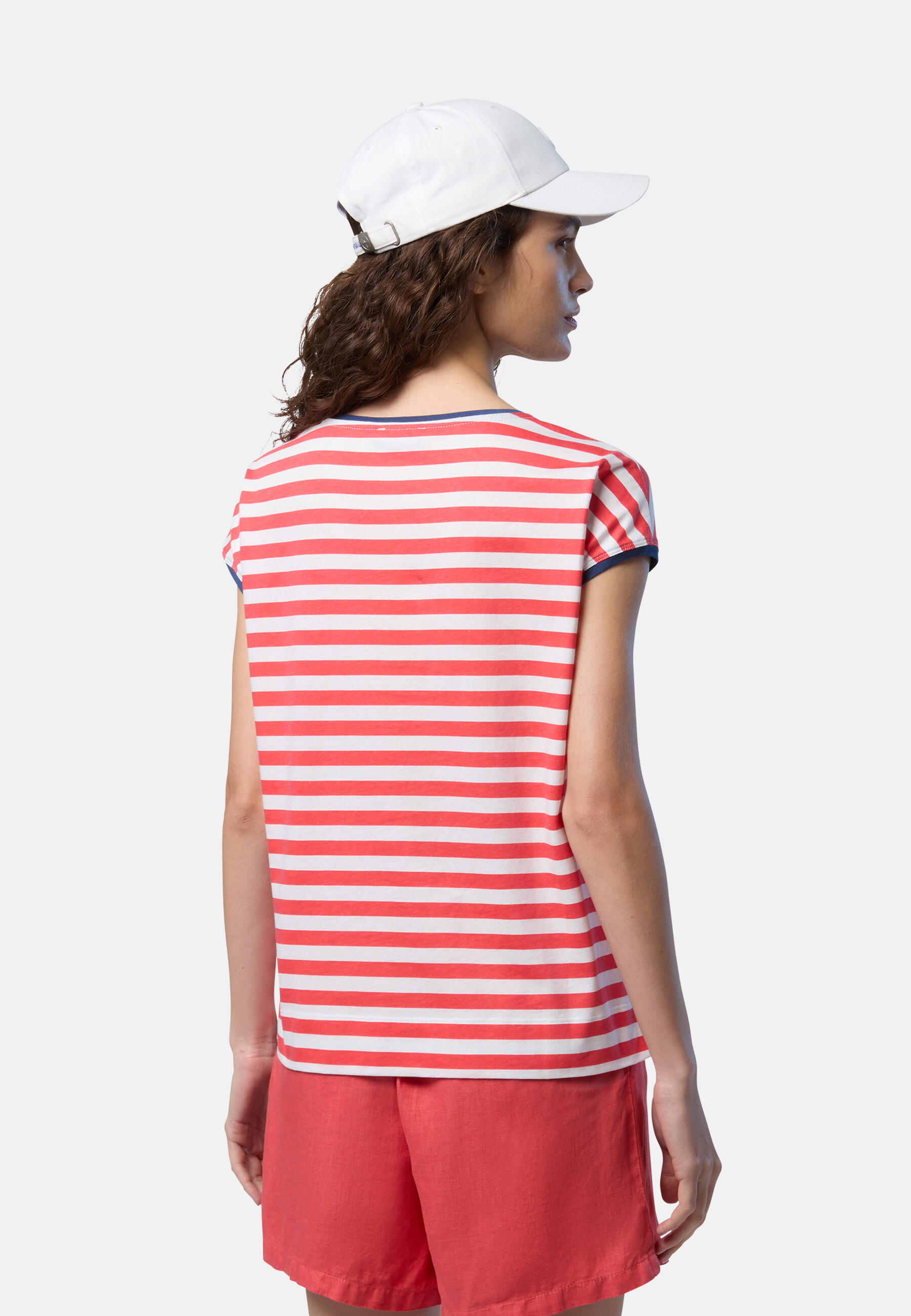T-shirt con maniche ad aletta da donna 4/7