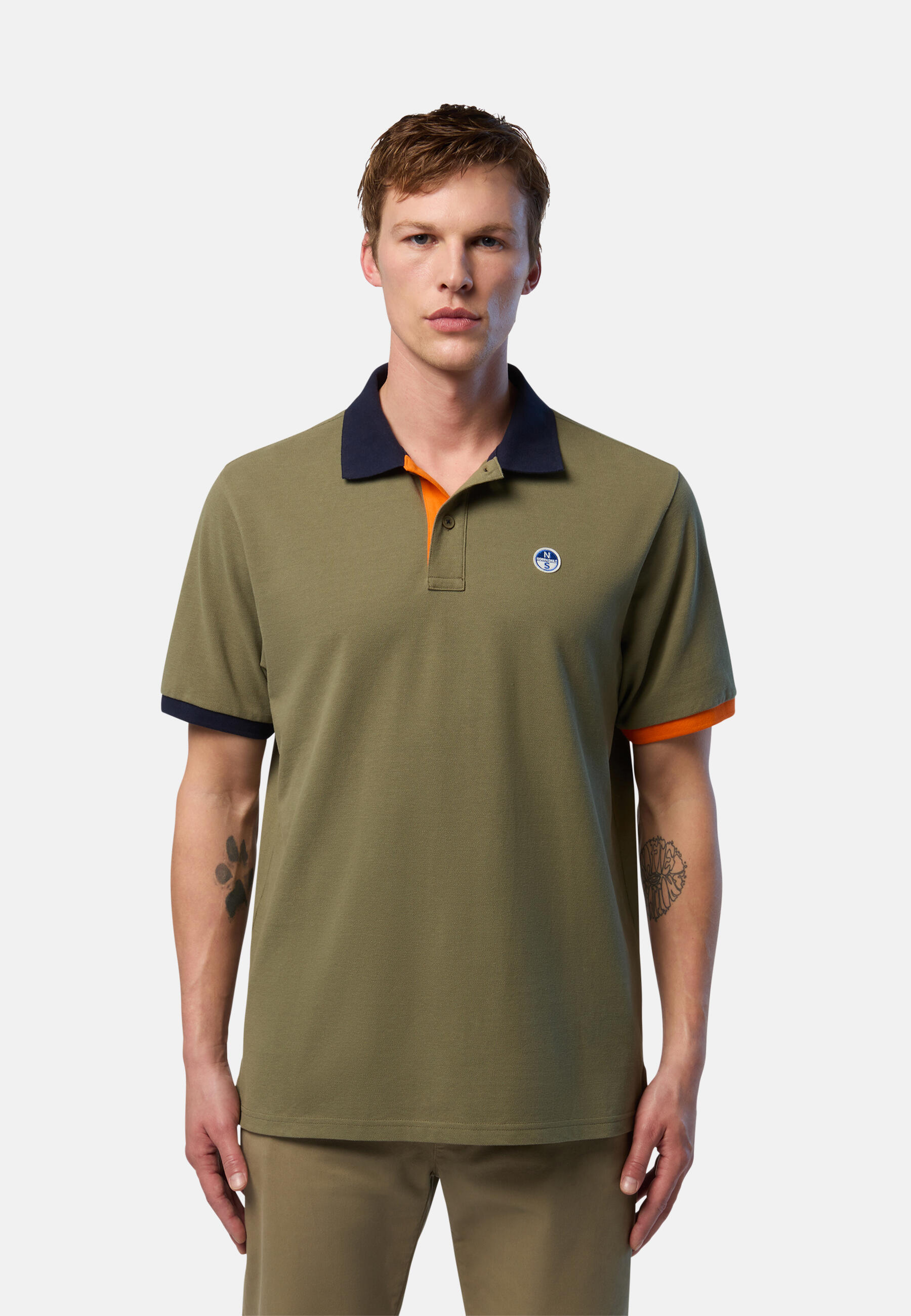 Polo con ribetes en contraste para hombre 7/7
