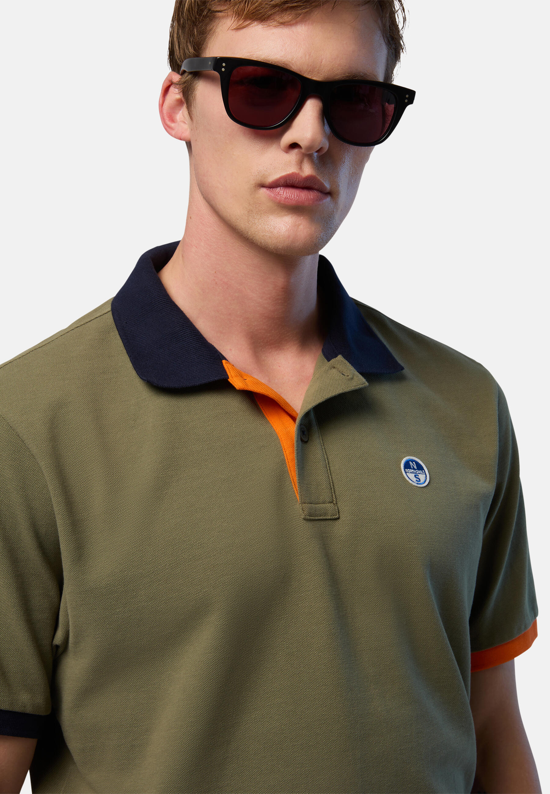 Polo con ribetes en contraste para hombre 5/7