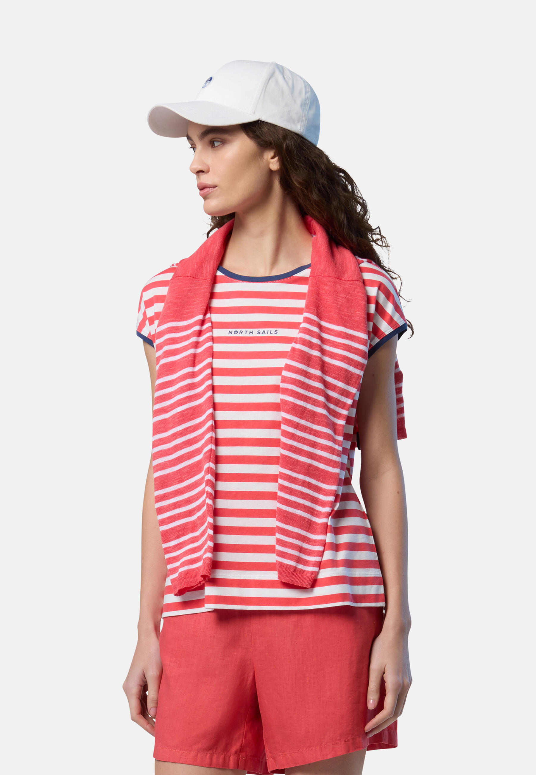 T-shirt con maniche ad aletta da donna 5/7