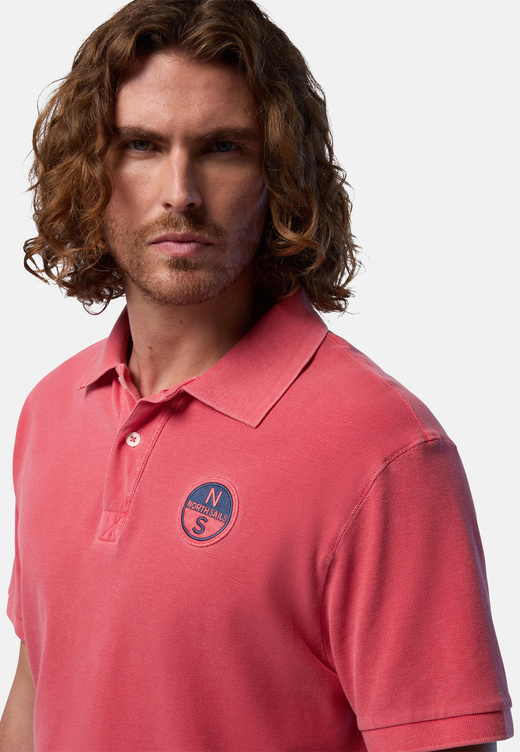 Polo Con acabado teñido en pigmentos para hombre 5/7