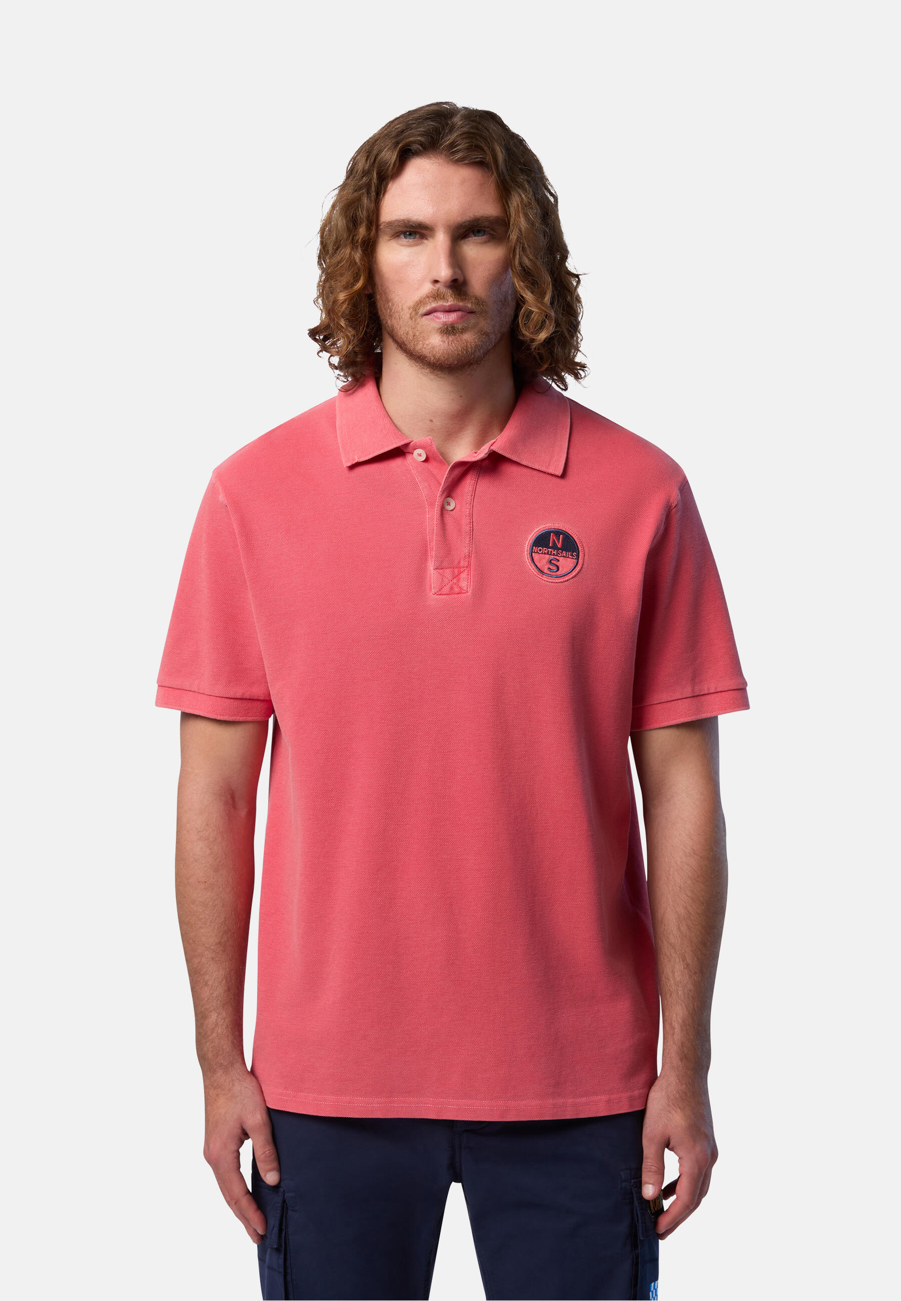 Polo Con acabado teñido en pigmentos para hombre 7/7