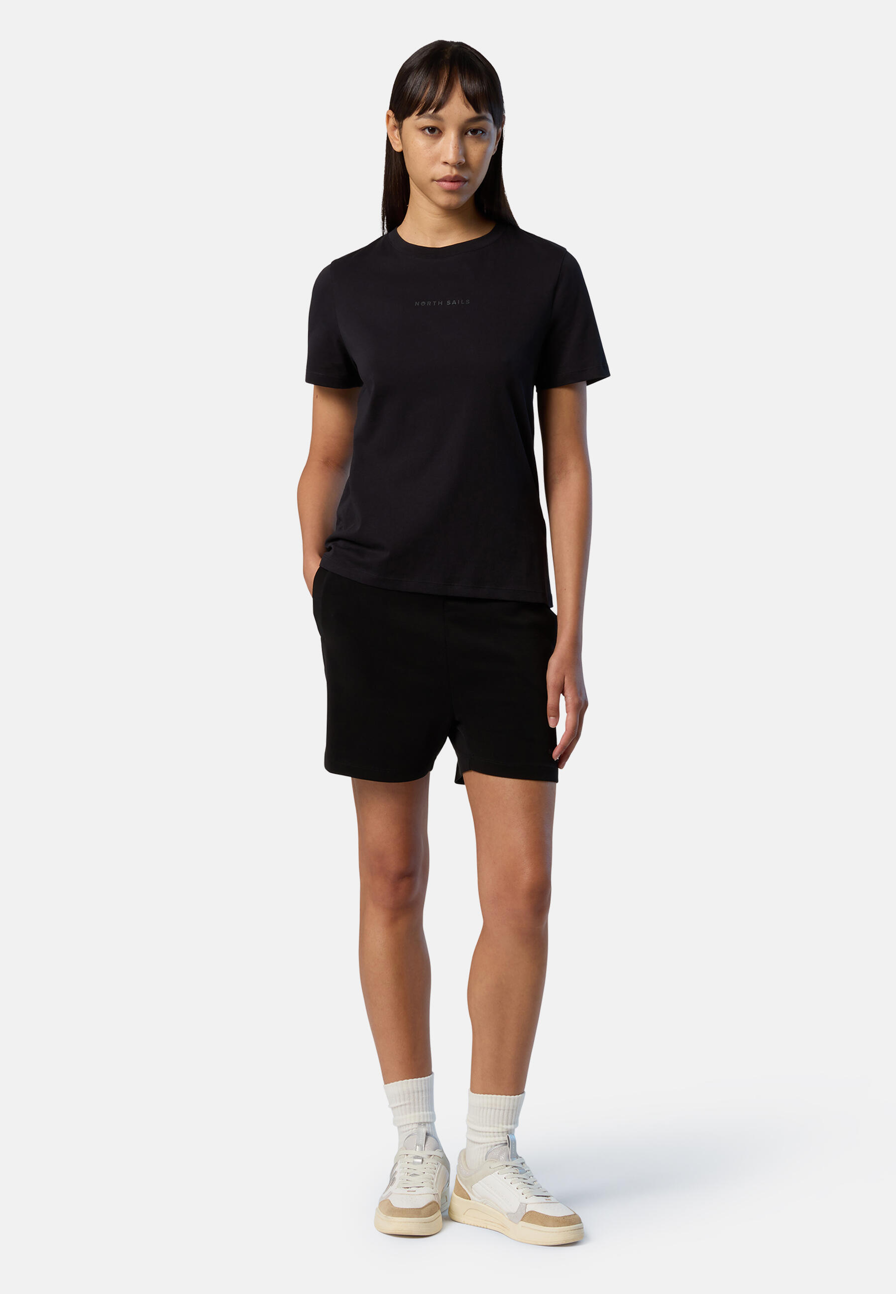 T-shirt avec imprimé North Sails ton sur ton pour femme 6/7