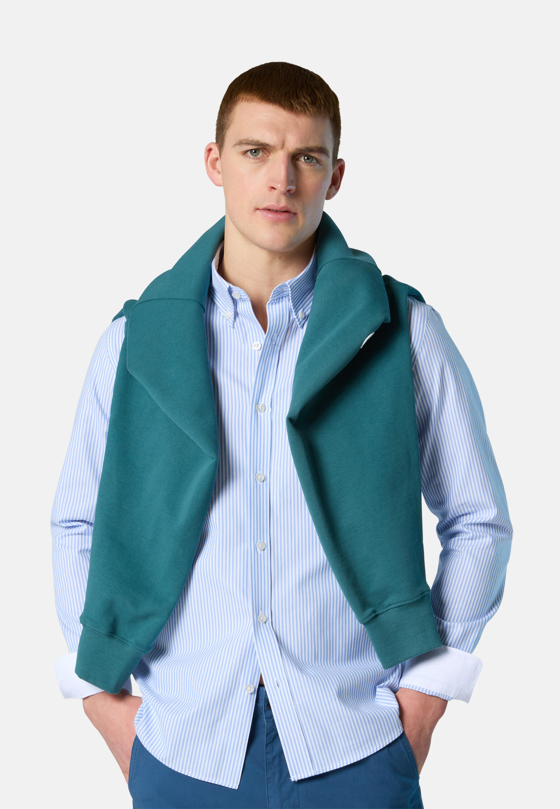 Camisa Oxford de rayas para hombre 5/7