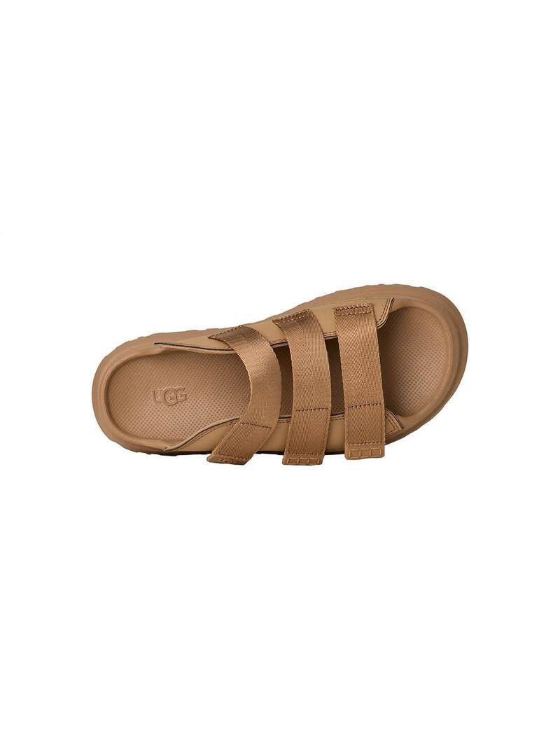 Sandales Plates Femme Ugg W Goldenglow Slide Marron 5/6
