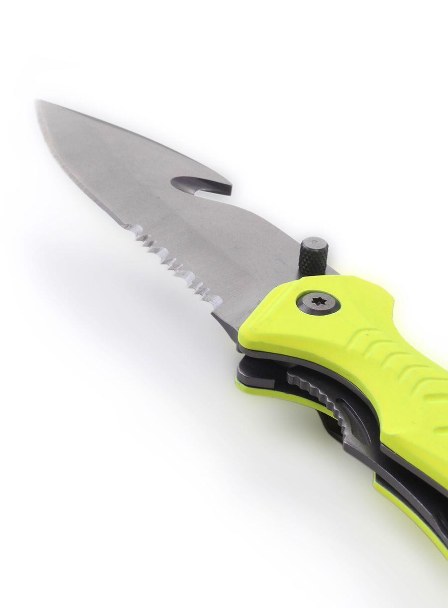 Nóż ratowniczy Baladeo Security Knife Emergency - yellow 5/5
