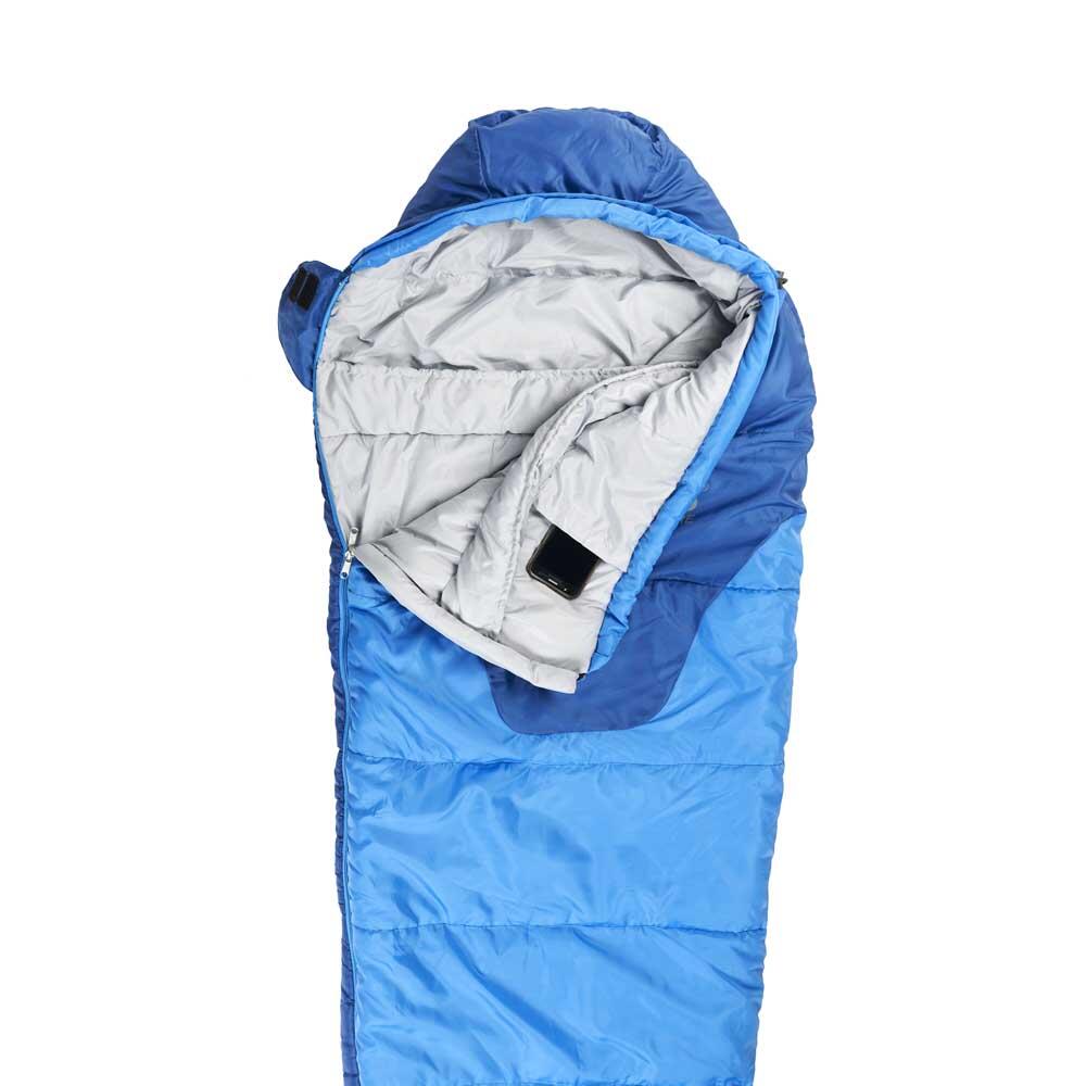 Sac de Couchage de Forme Momie Aneto 300 Junior Columbus Bleu 2/3
