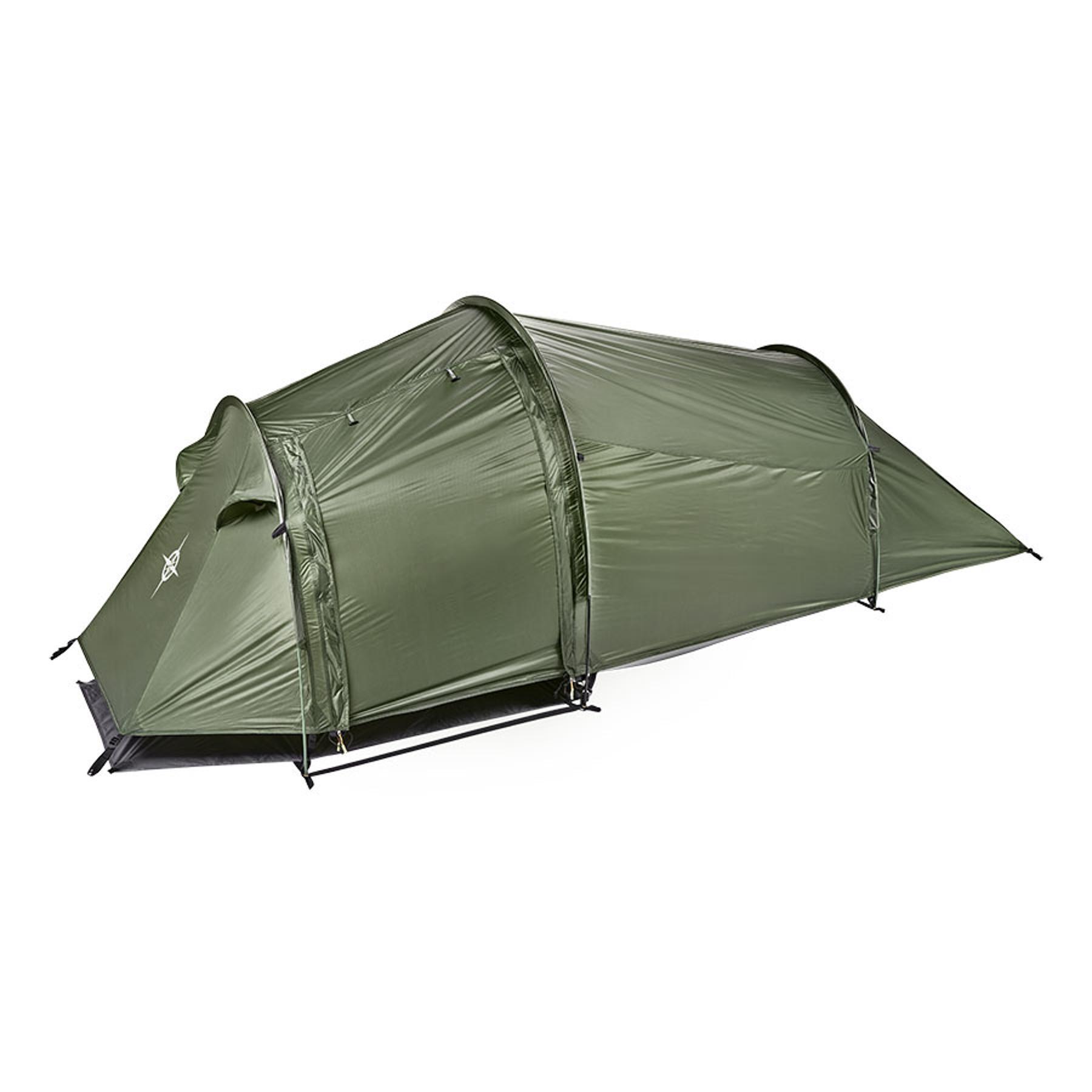 Tente de Camping Légère Columbus Tunnel 2 Kaki 2/5