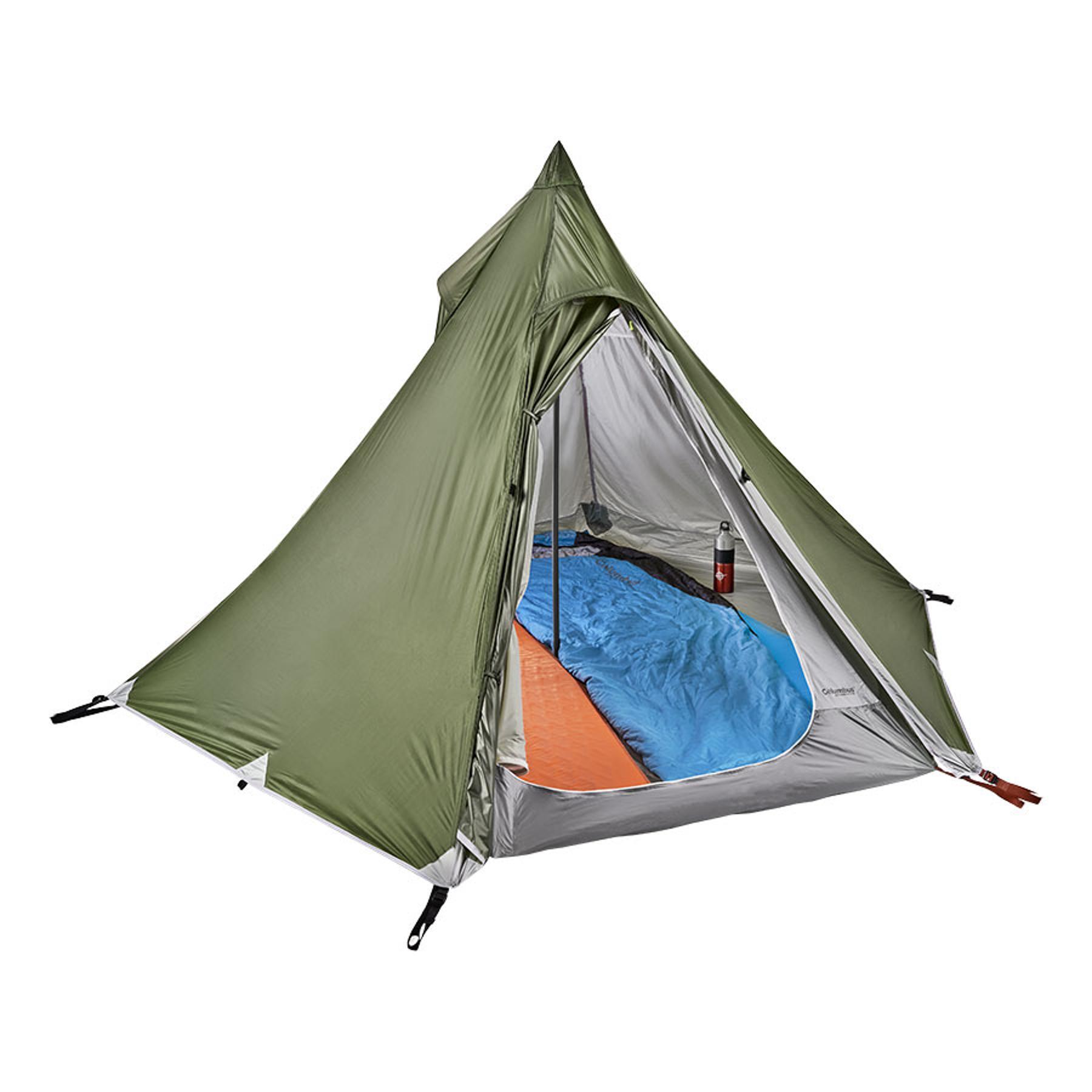 Tente de Camping ultra Légère Columbus Tipi UL 2 Kaki 4/5