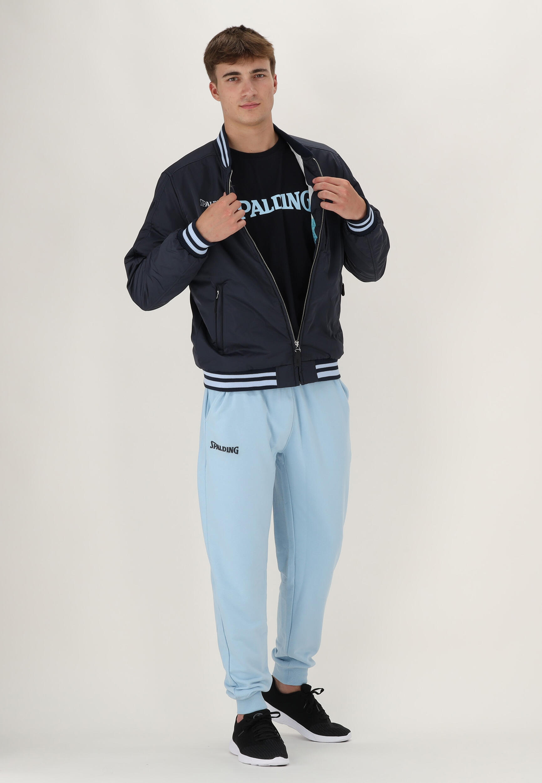 BOMBER JACKET DE BASKET navy-ascend Spalding 5/5