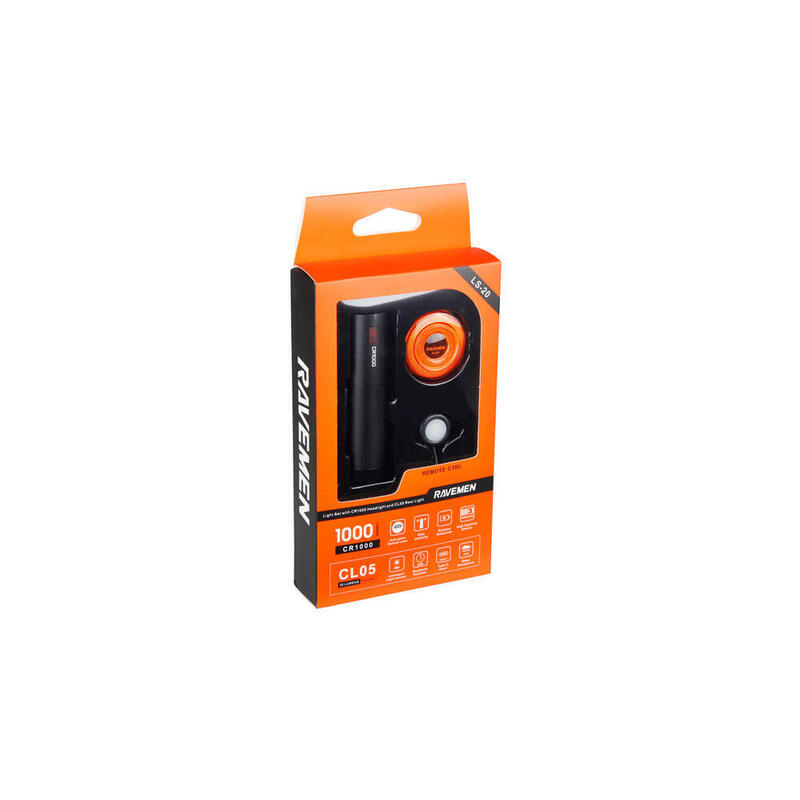 Set far + stop RAVEMEN LS20 - negru