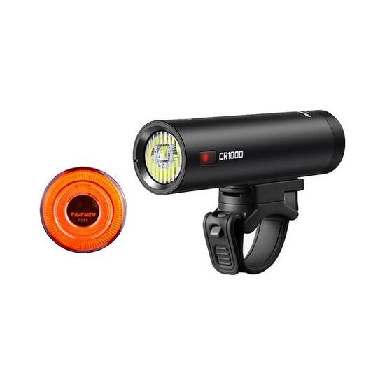 Illuminazione Ravemen CR1000 et CL05