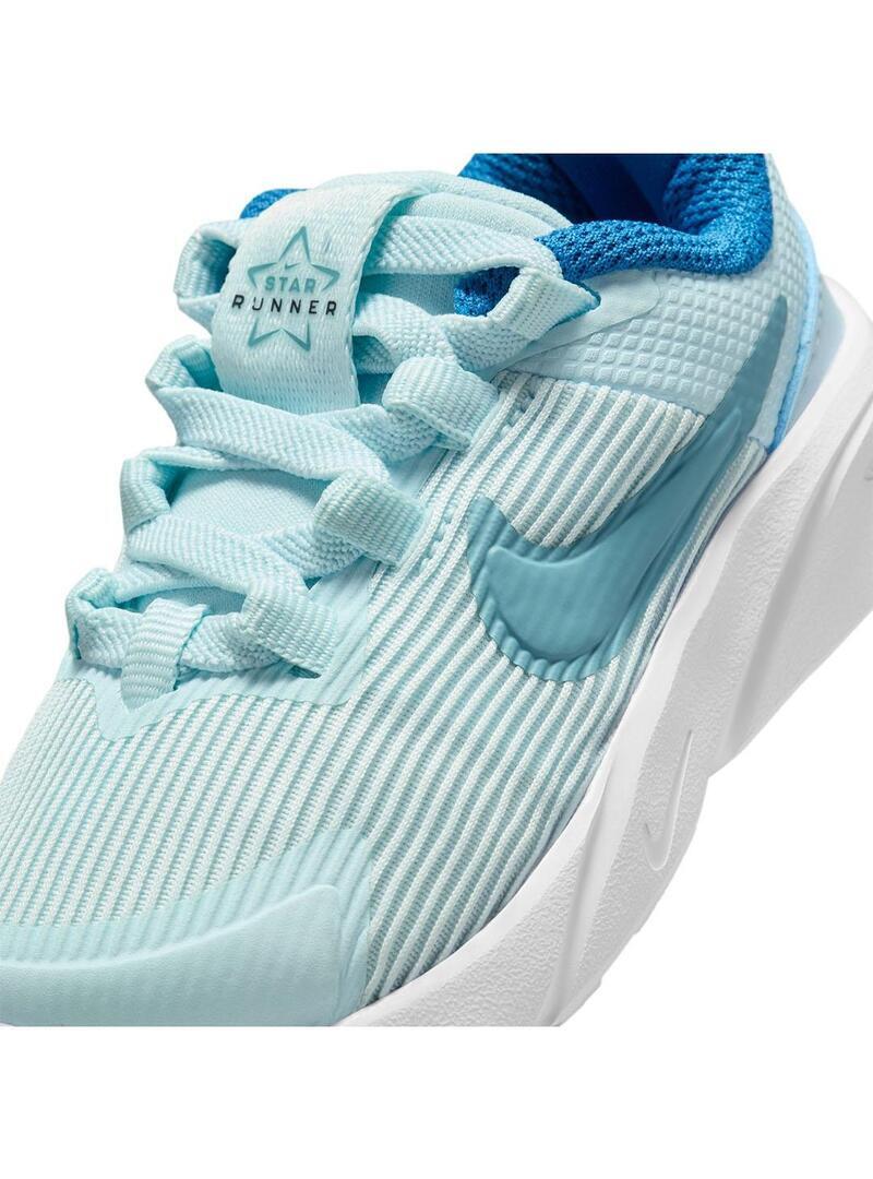 Zapatillas para Niño Nike Star runner 4 Azul 3/7