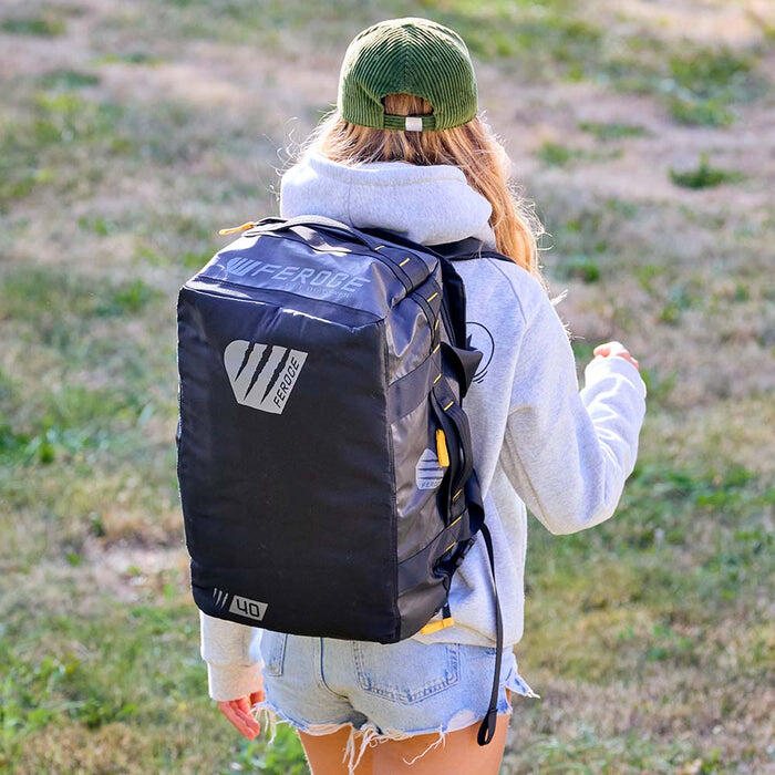 Mochila de viaje  40L negra Feroce 5/7