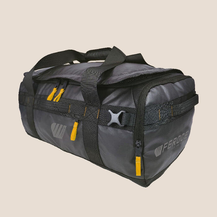 Mochila de viaje Duffel 60L negra 2/7