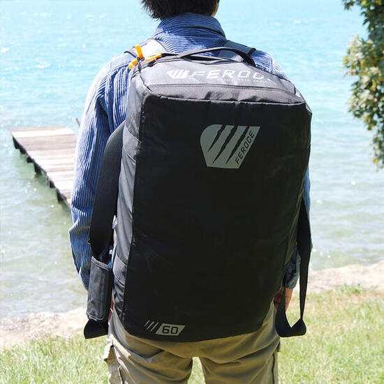 Zaino da viaggio Duffel 60L nero