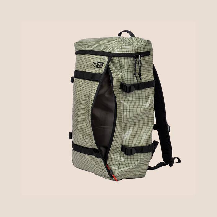 Mochila 20L repelente al agua verde 2/7