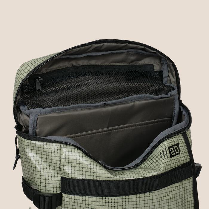 Mochila 20L repelente al agua verde 7/7