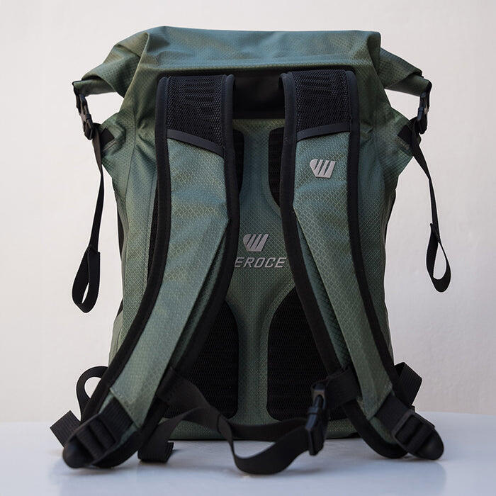 Zaino impermeabile 25L verde Feroce 3/6