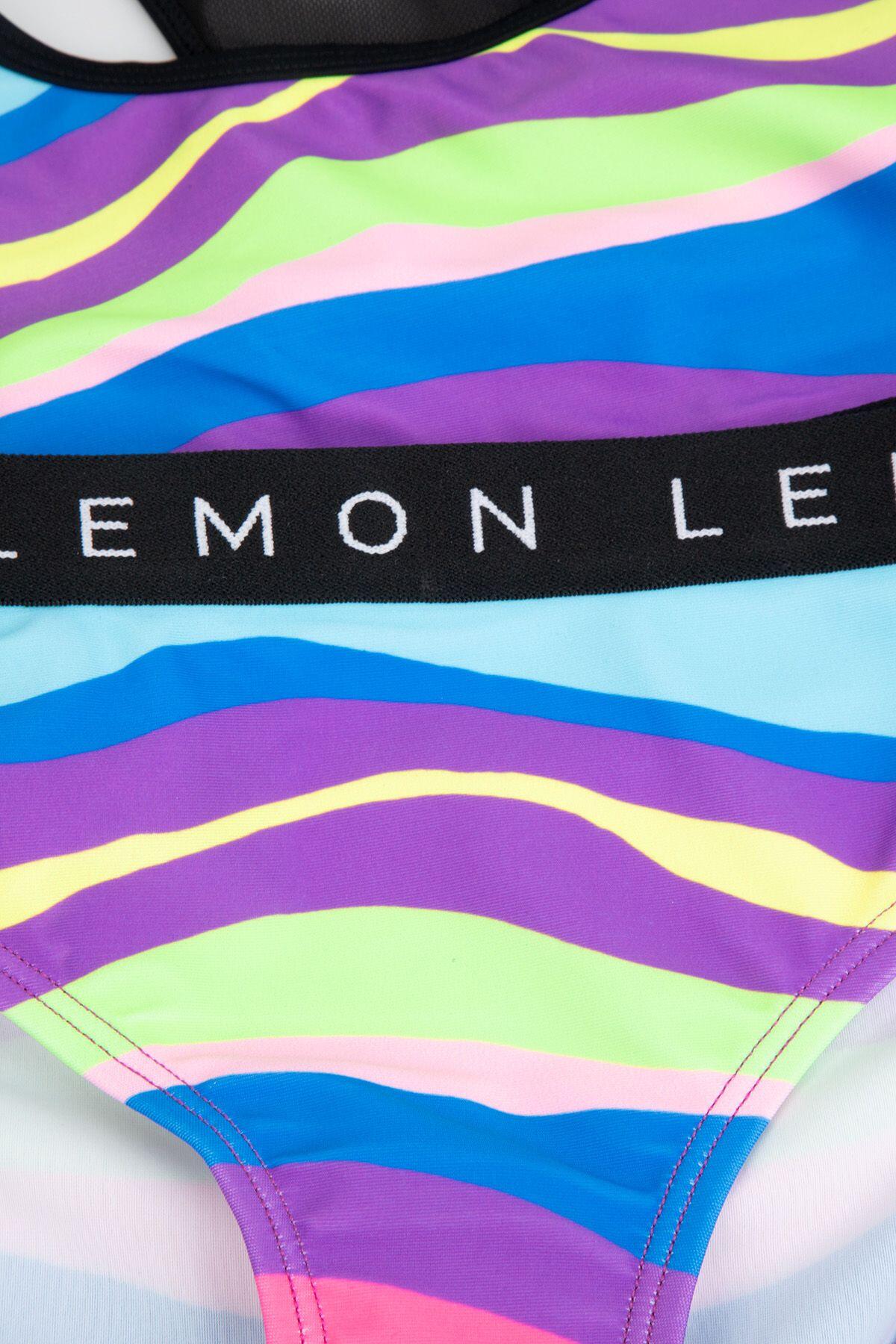 Kostium kąpielowy dwuczęściowy dla dzieci Lemon Explore WL5 szerokie ramiączka 4/5