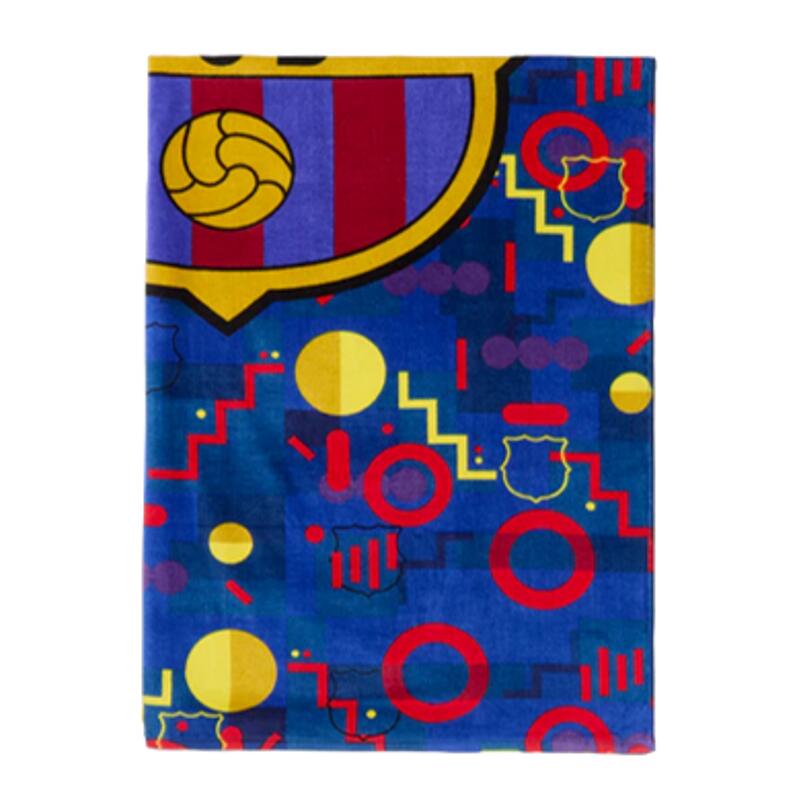 FC Barcelona ręcznik plażowy 100x180 cm beach towel mikrofibra