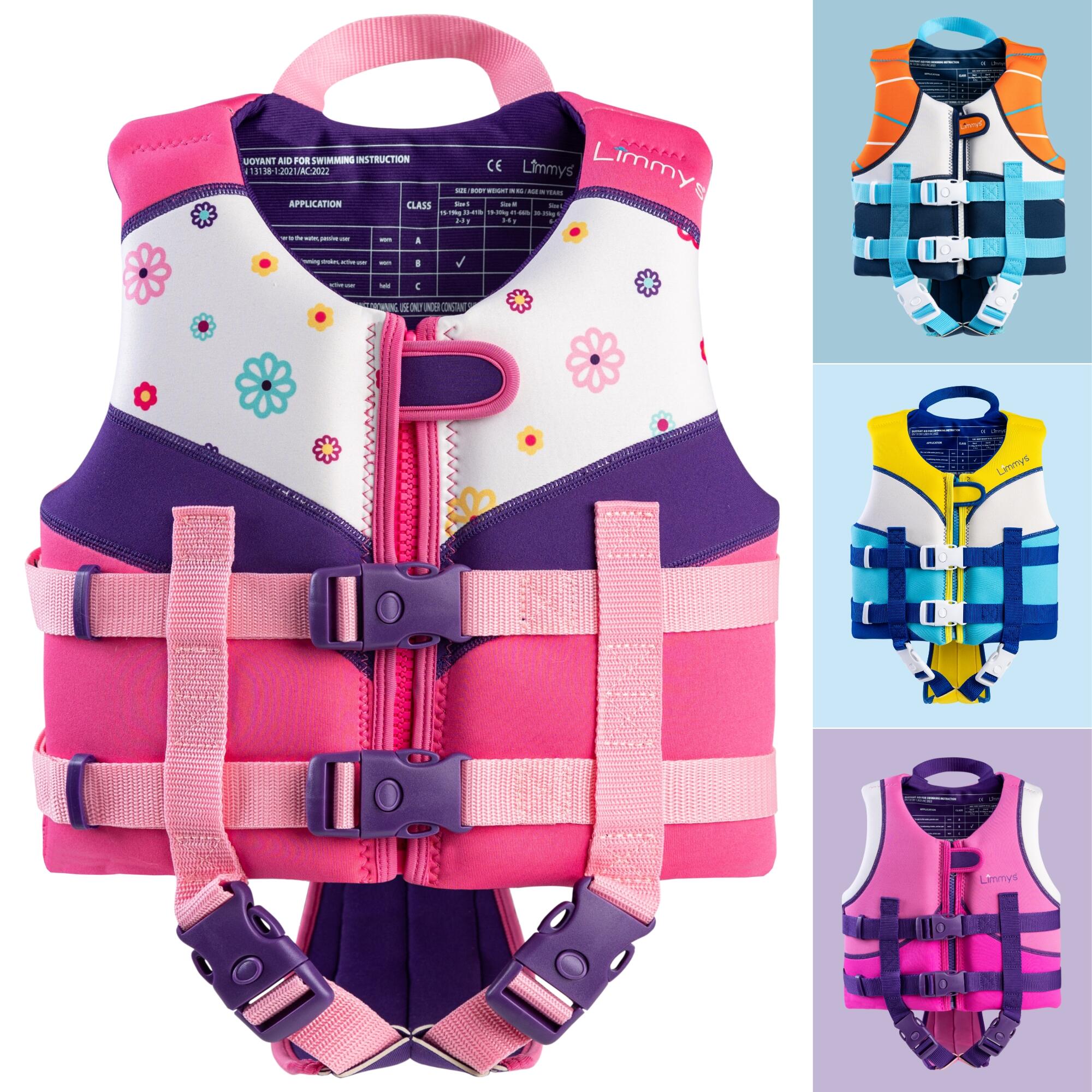 Colete de natação infantil de neoprene premium