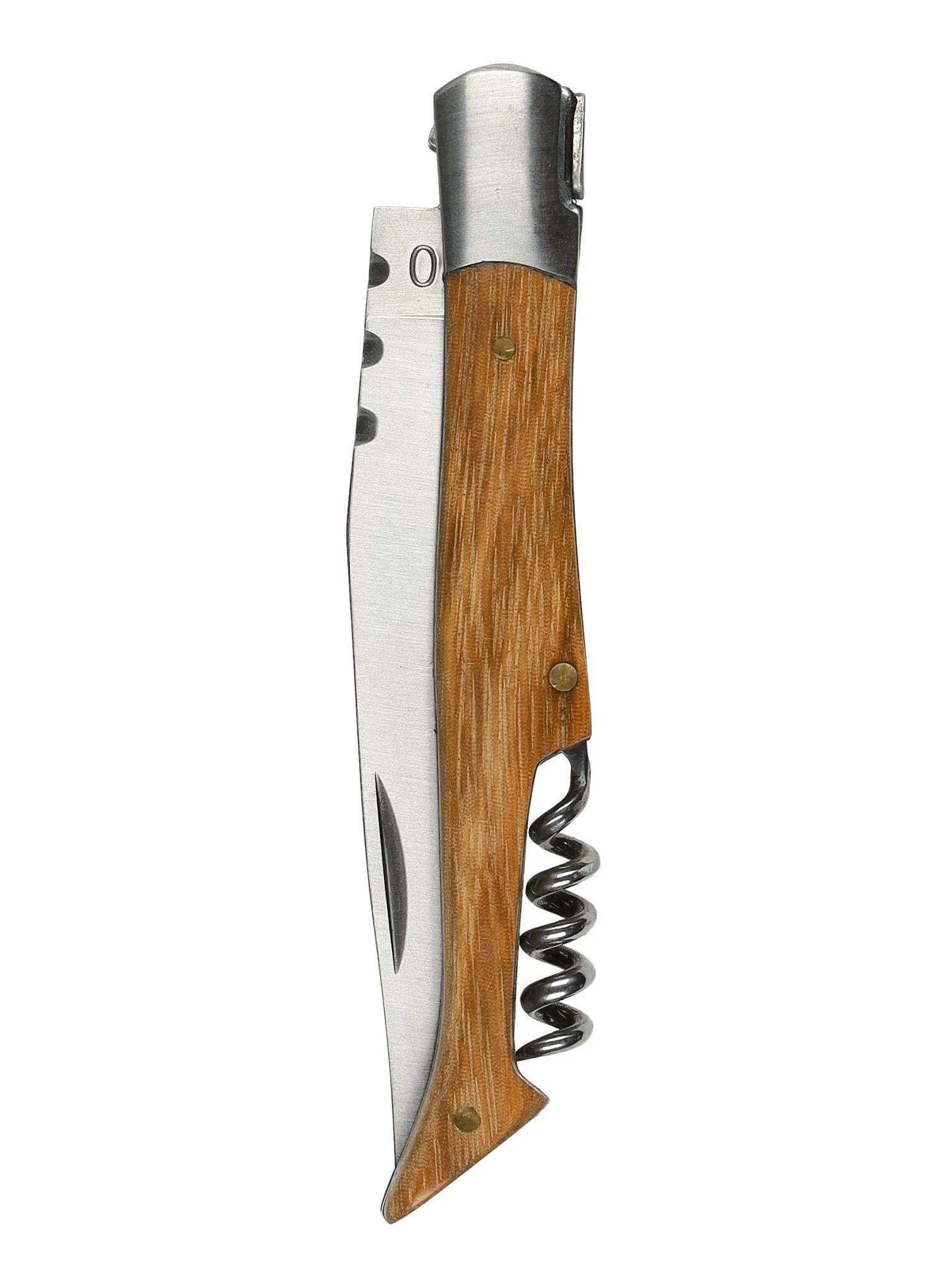 Nóż turystyczny składany Baladeo Tradition 12 cm - zebrano/kork 5/7