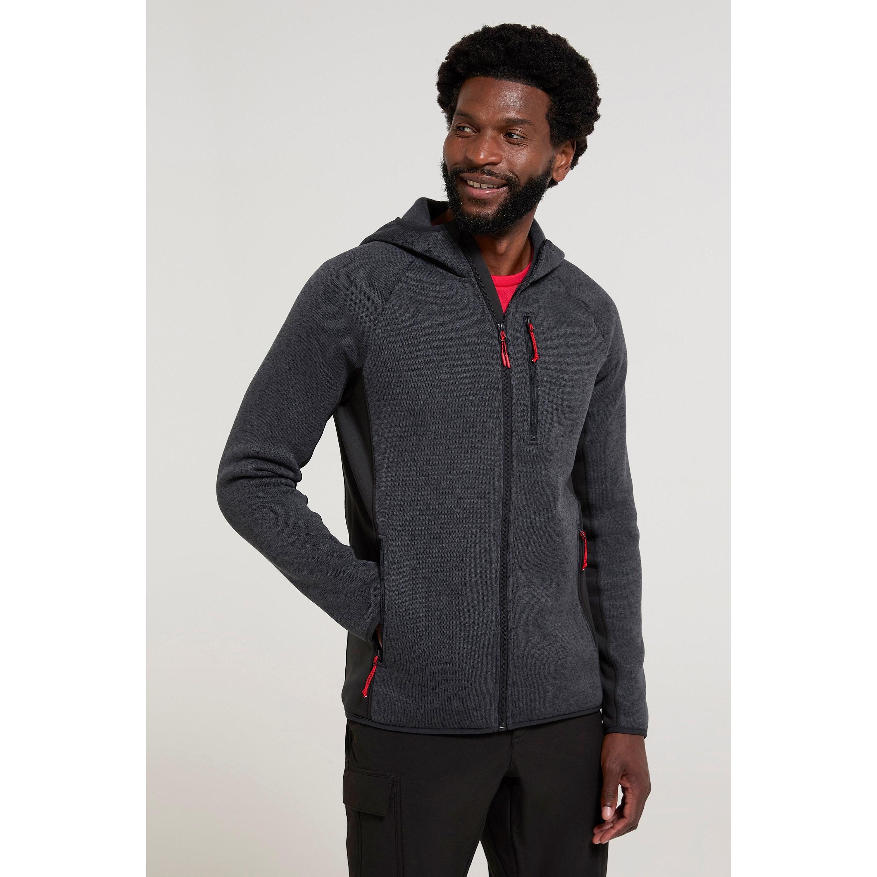 Mountain Warehouse Mens Treston Fleece Hooded Hoodie