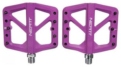 Paar Neatt Composite 5-Pin Lila Flat Pedale