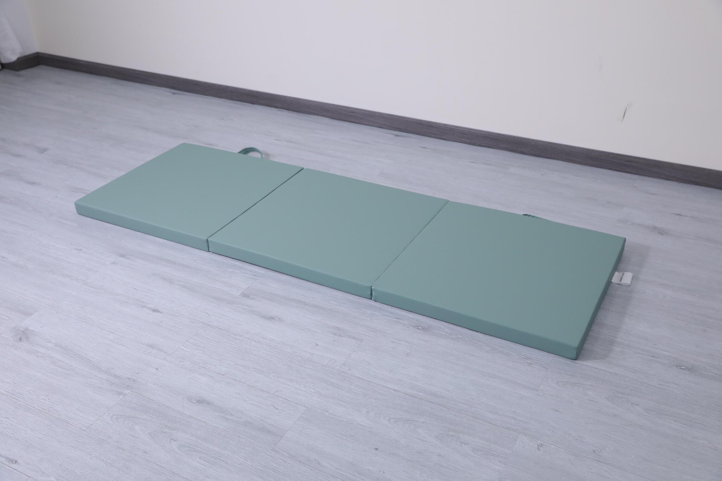 Gymnastikmatratze Satellite 180x60x5 cm dreiteilig - grün 2/7