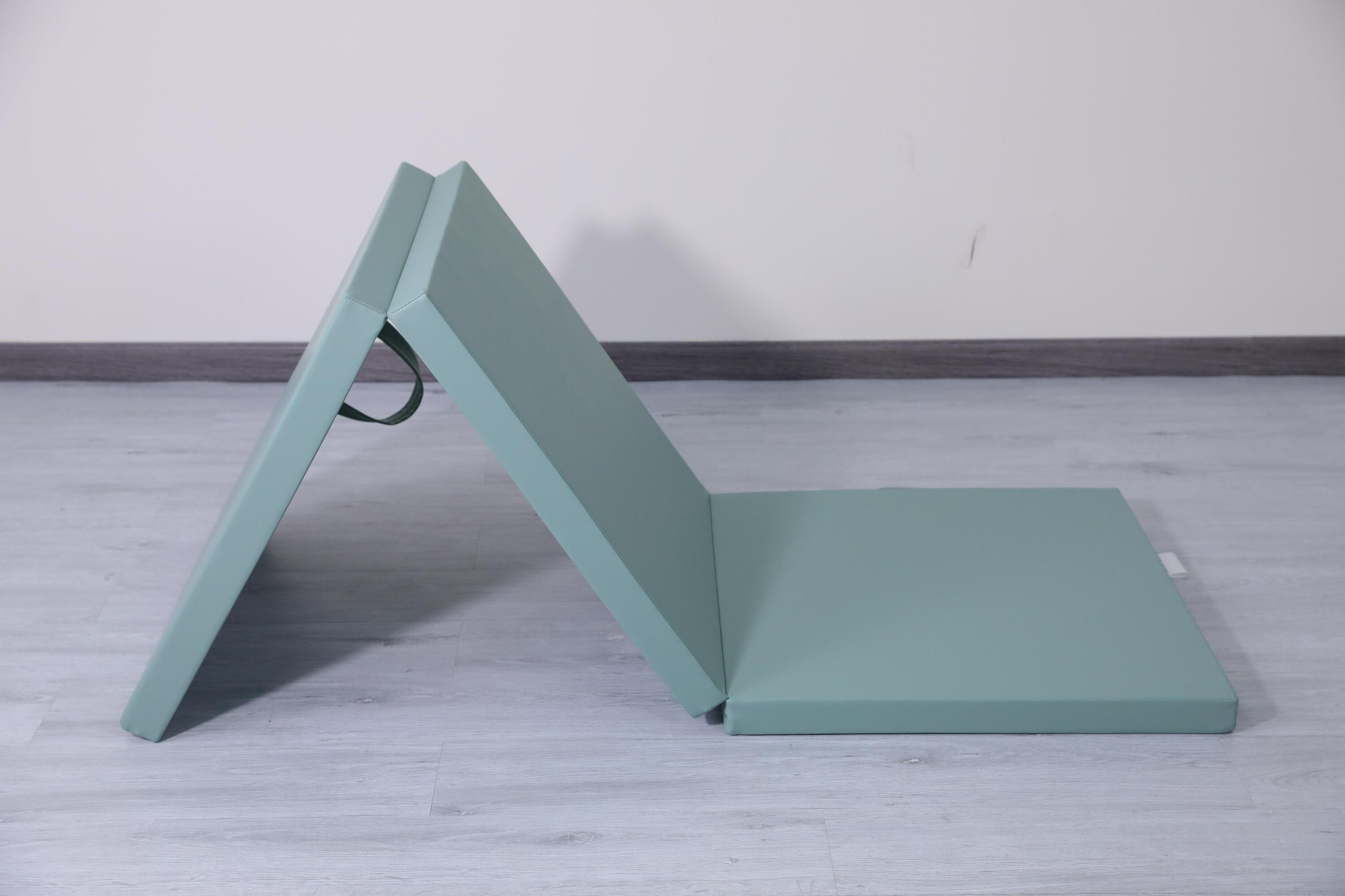 Gymnastikmatratze Satellite 180x60x5 cm dreiteilig - grün 4/7