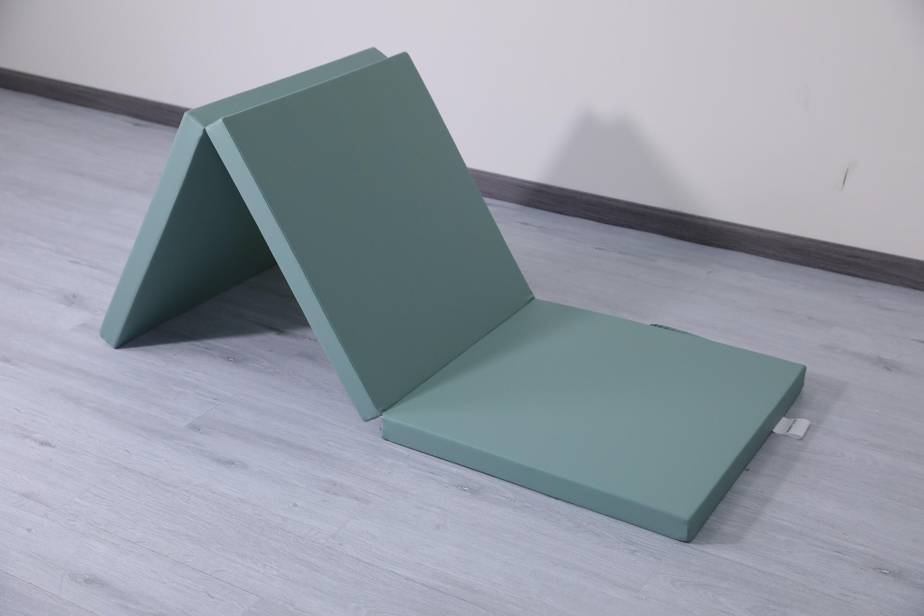 Gymnastikmatratze Satellite 180x60x5 cm dreiteilig - grün 6/7