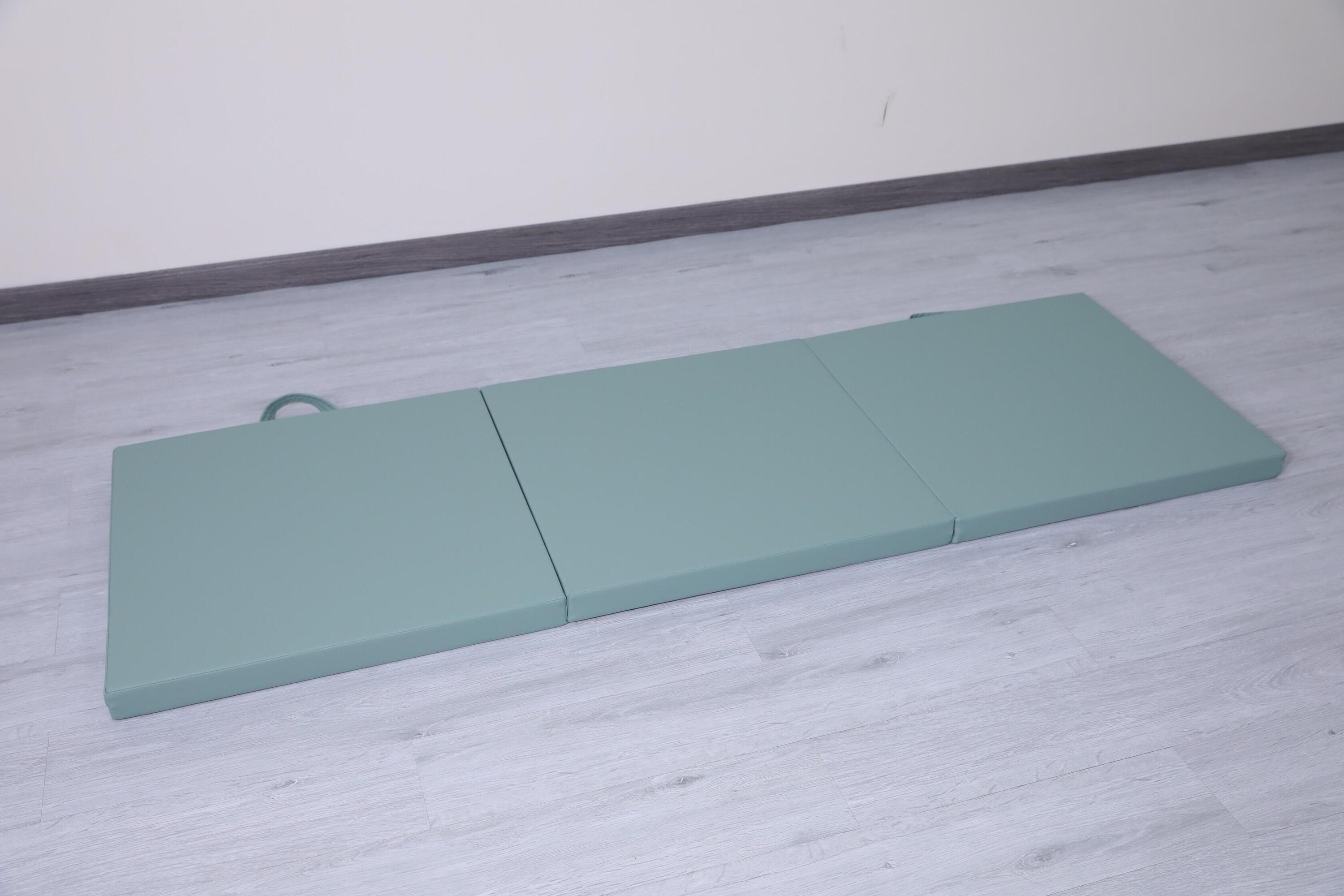 Gymnastikmatratze Satellite 180x60x5 cm dreiteilig - grün 3/7