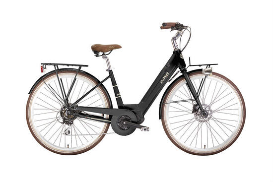 Vélo électrique urbain E-LITE LADY 28 pouces, noir