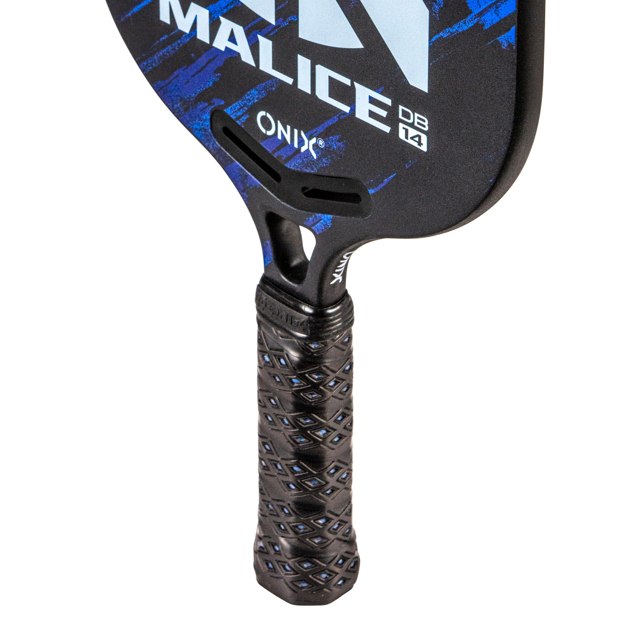 ONIX Pickleball Paddle Malice 14 DB Open Throat Blue 5/7