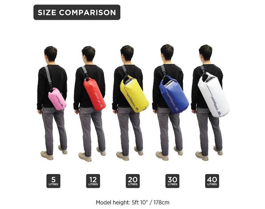 30 Litre Dry Tube Waterproof Bag White 7/7