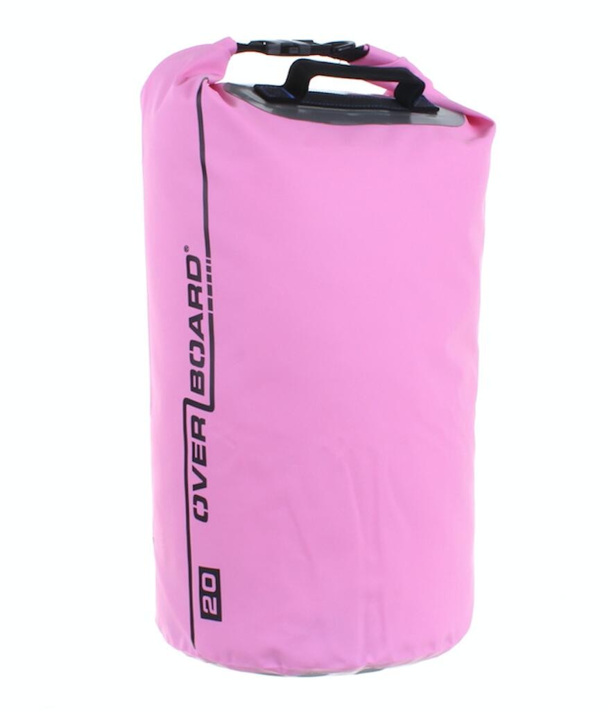 OVERBOARD 20 Litre Dry Tube Waterproof Bag Pink