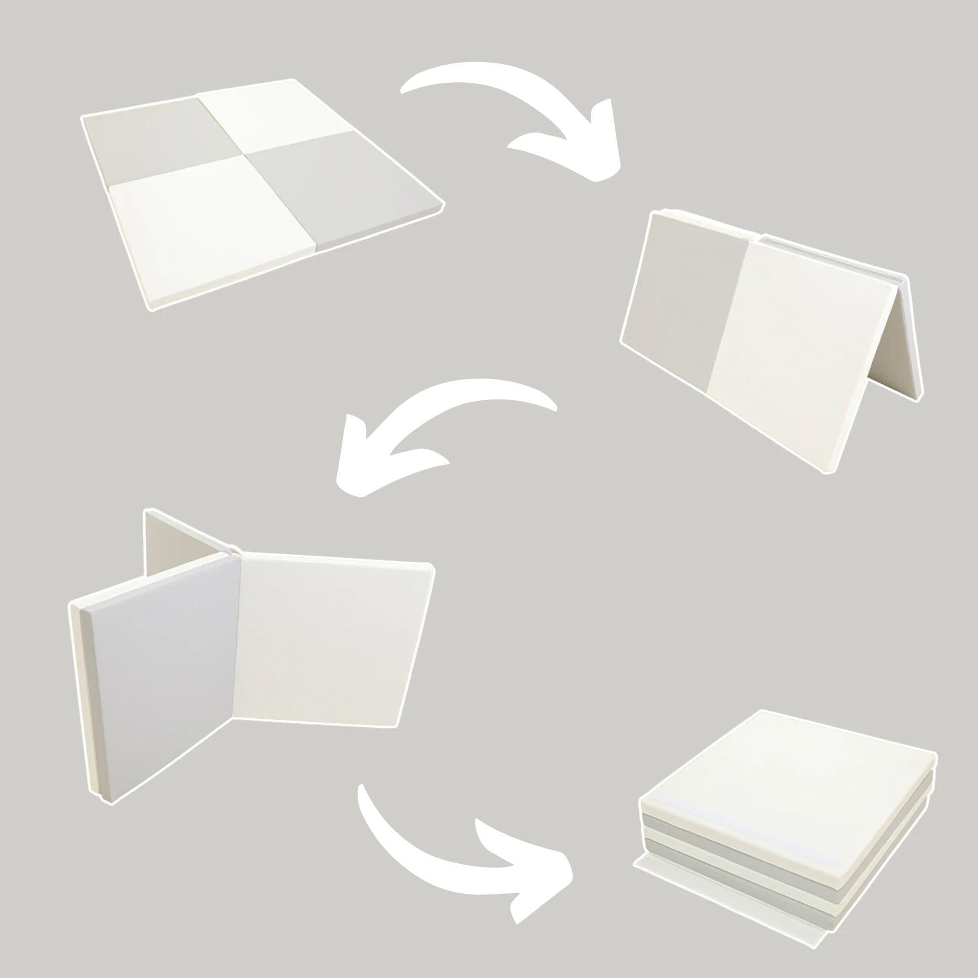 Colchoneta de gimnasia Satellite 150x150x4 cm – 4 partes 4/7